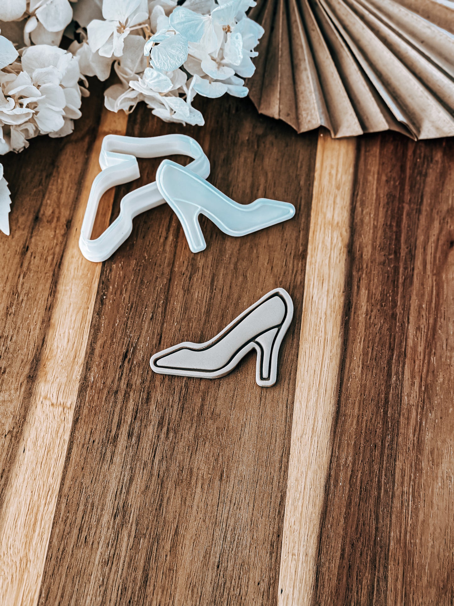 Mini High Heel (Point) - Cookie Stamp and Cutter - Fondant & Sugar Cookies