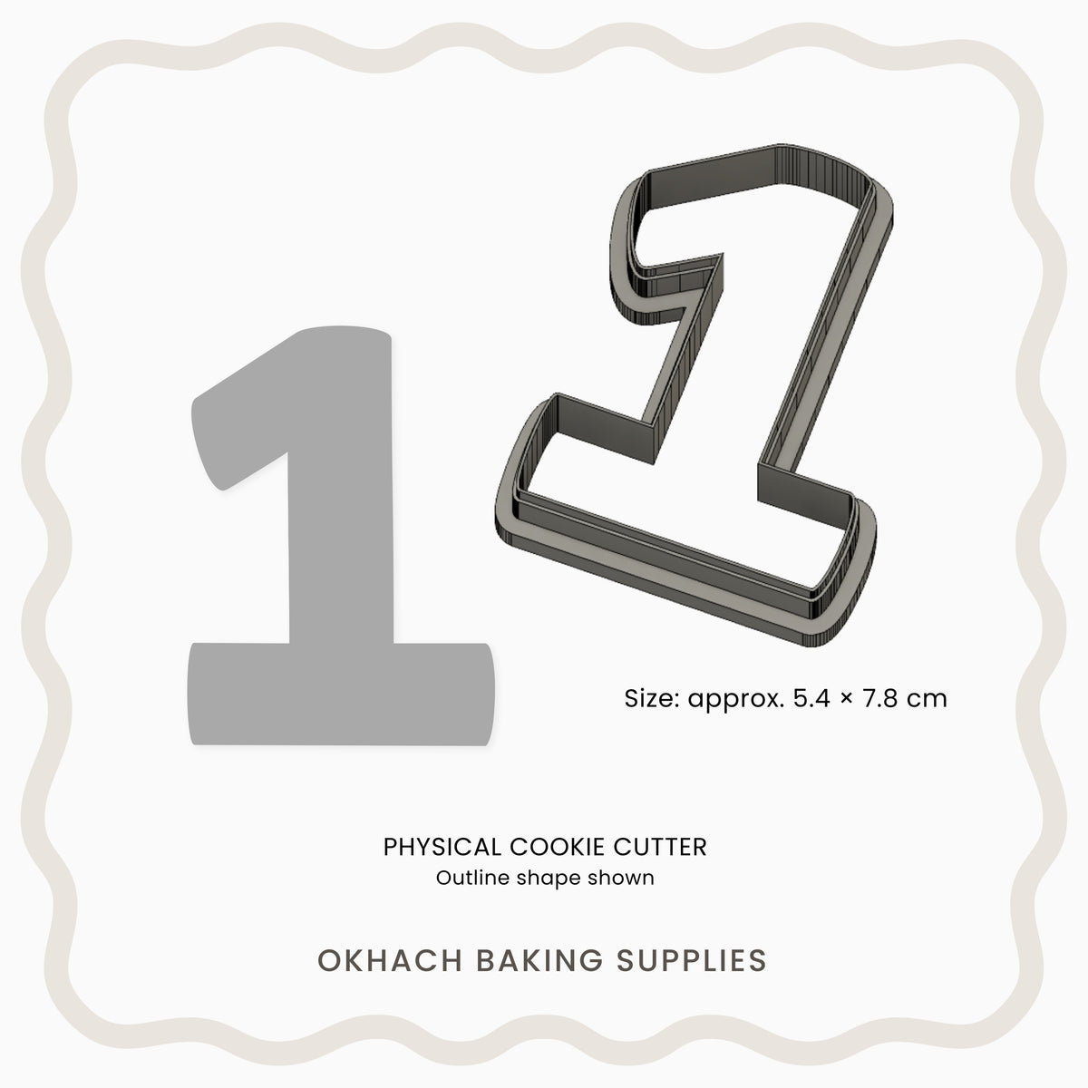 Numbers 0-9 (Caterpillar) - Cookie Cutter