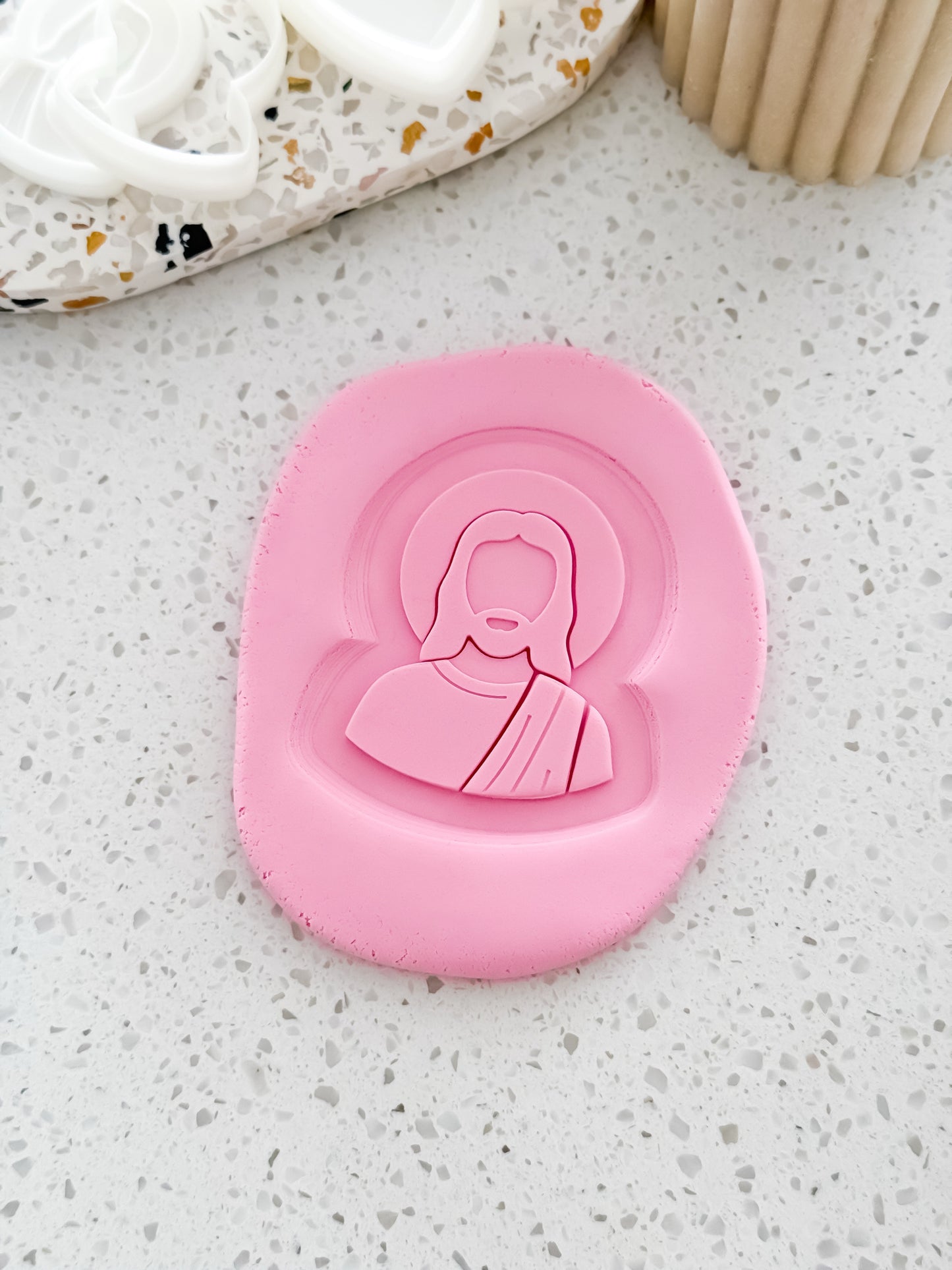 Risen Saviour Stamp & Cutter - Perfect for Fondant & Sugar Cookies
