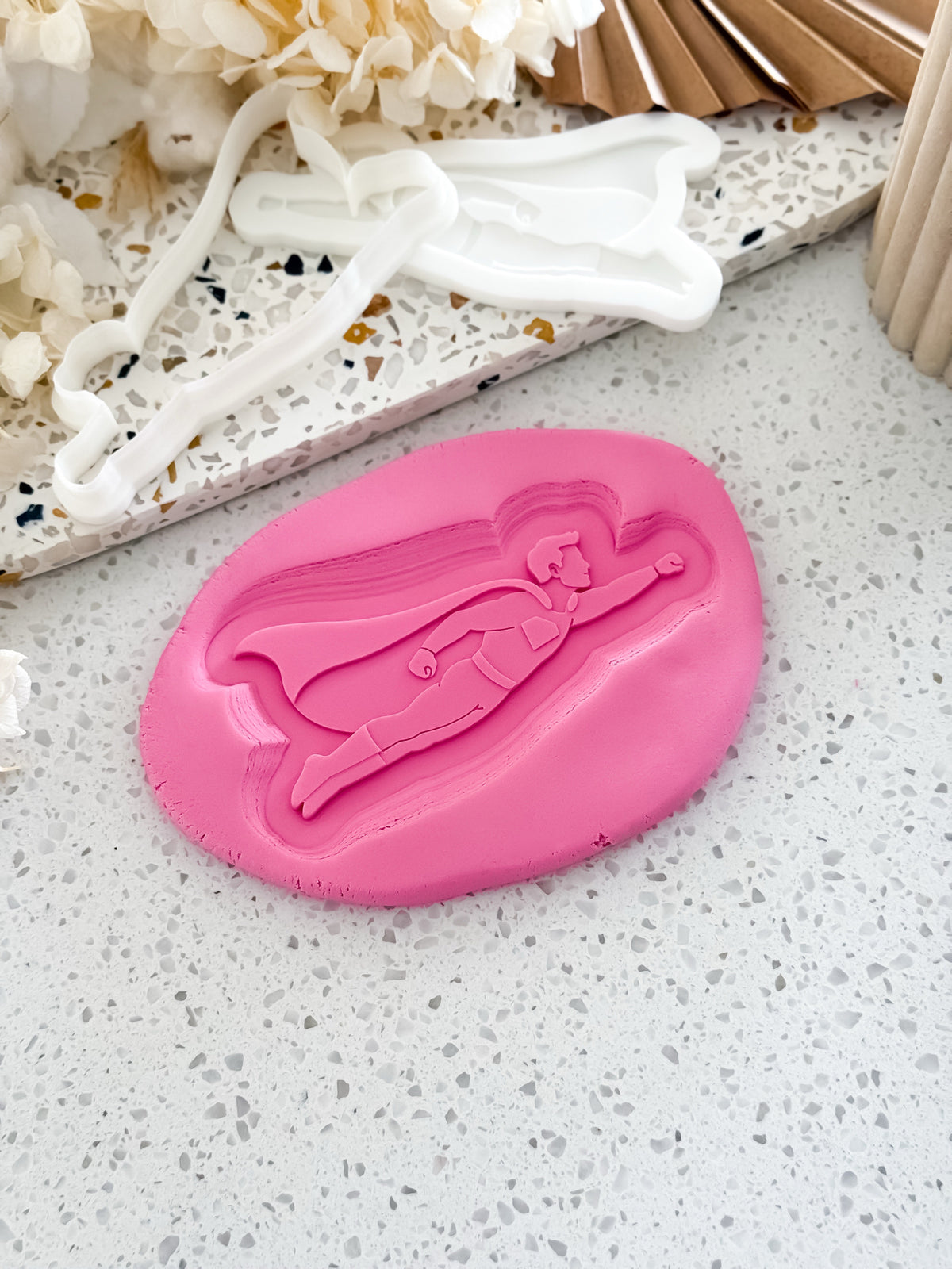 Superhero Stamp & Cutter - Perfect for Fondant & Sugar Cookies