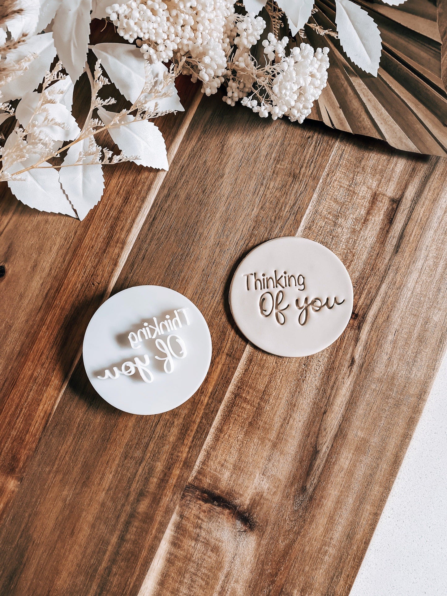Thinking Of You Stamp - Fondant & Sugar Cookies