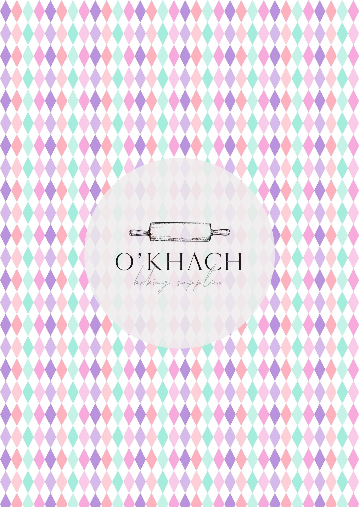 Easter Pattern No.133 - Digital Edible Image for Cakes & Cookies