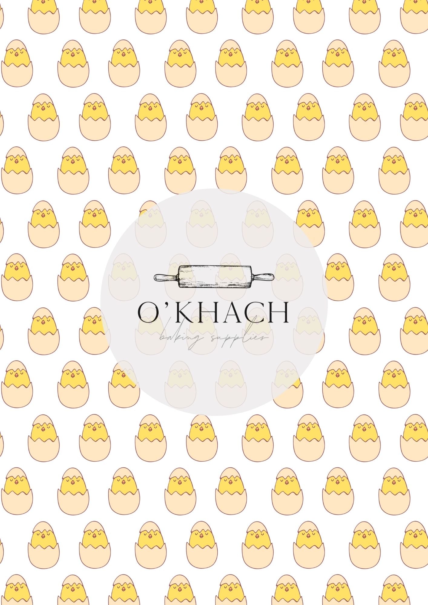 Easter Pattern No.38 - Digital Edible Image for Cakes & Cookies