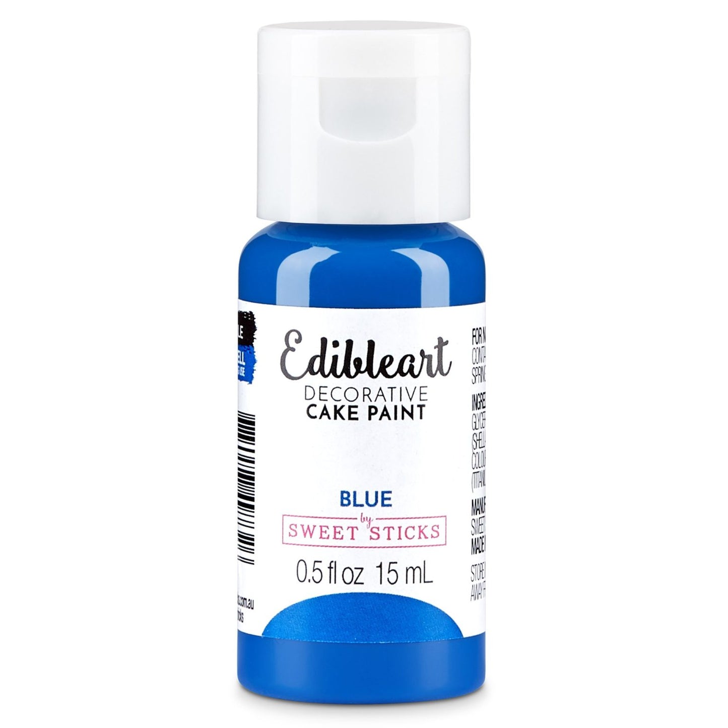Blue Edible Paint – Sweet Sticks 15ml | Food-Safe Cake Paint
