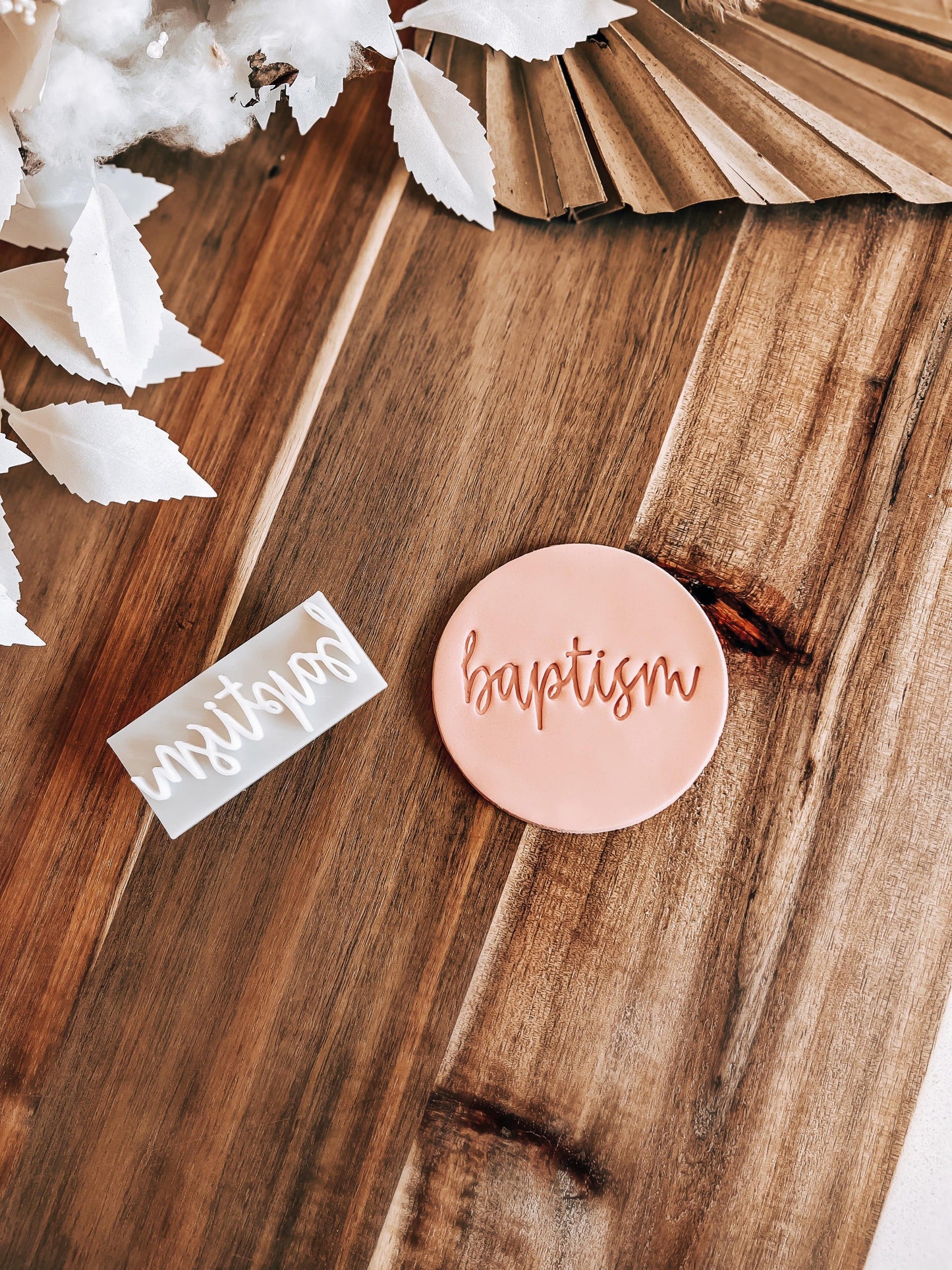 Baptism Stamp – Perfect for Fondant, Sugar Cookies & Baking