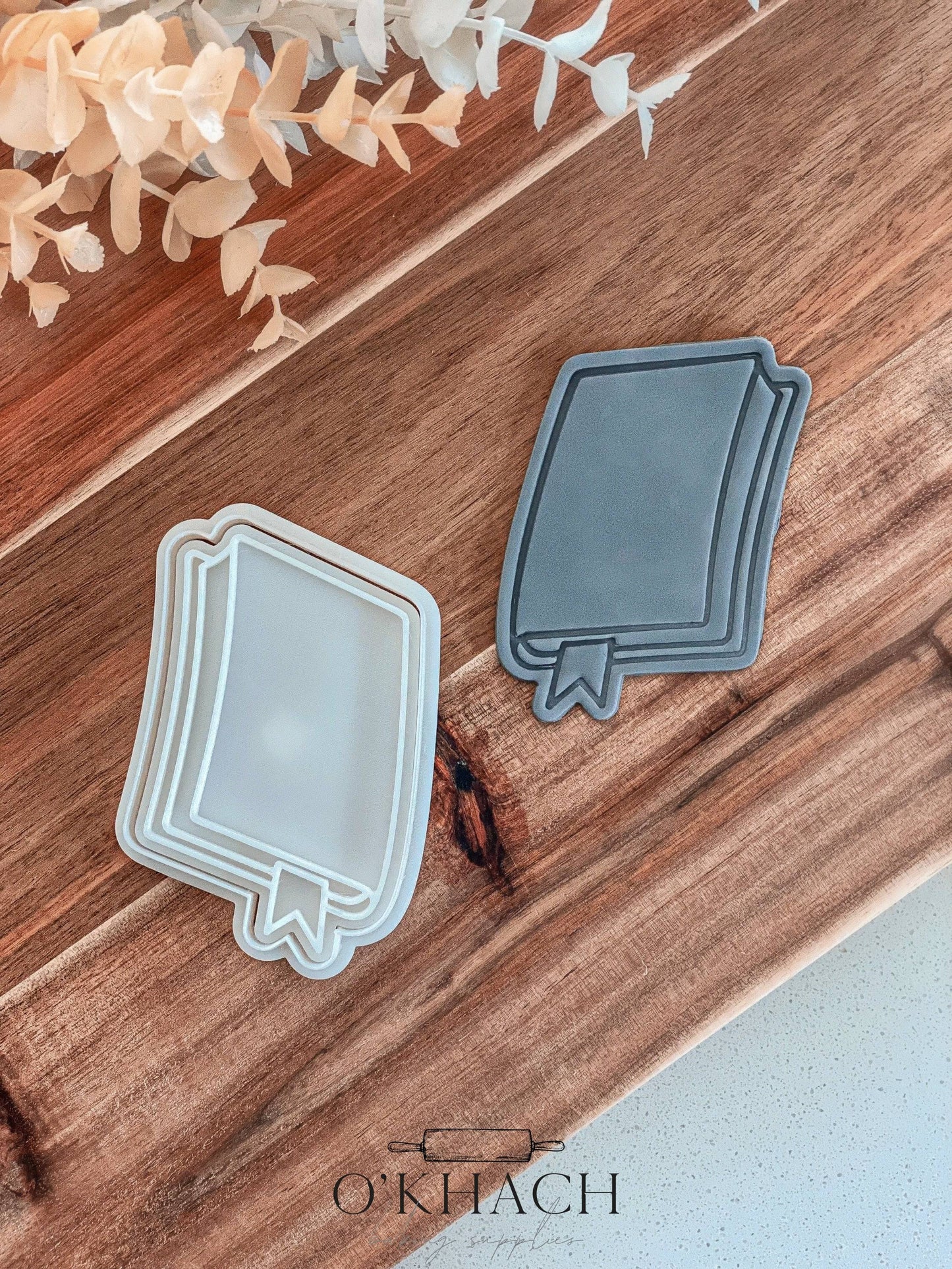 Book Cookie Stamp and Cutter - O'Khach Baking Supplies