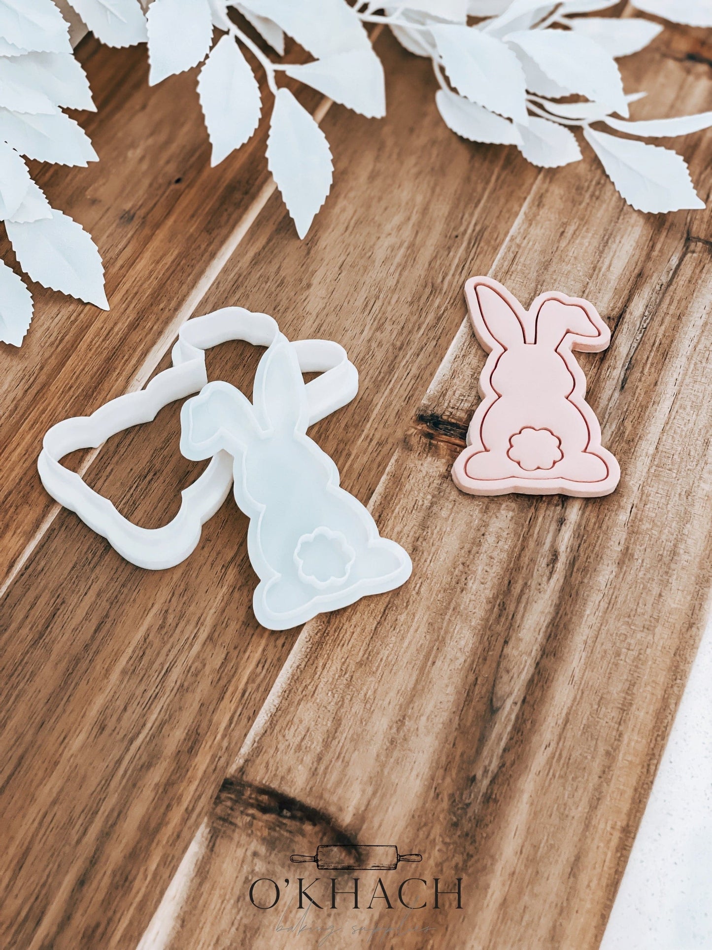 Bunny Behind - Cookie Stamp and Cutter - Ideal for Fondant & Sugar Cookies