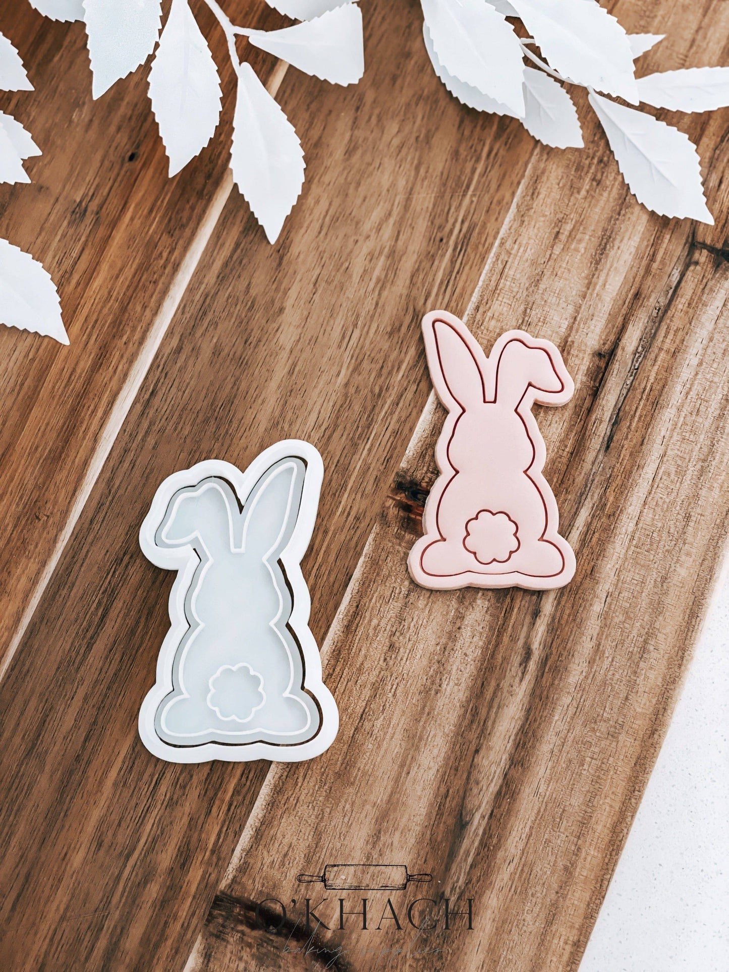 Bunny Behind - Cookie Stamp and Cutter - Ideal for Fondant & Sugar Cookies