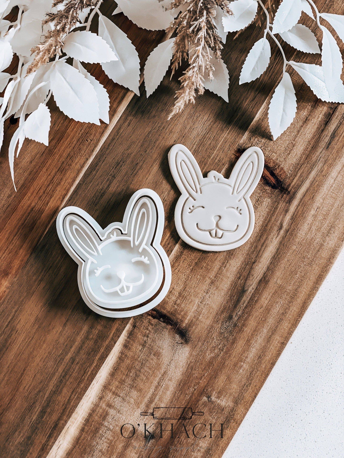 Bunny - Cookie Stamp and Cutter - Ideal for Fondant & Sugar Cookies