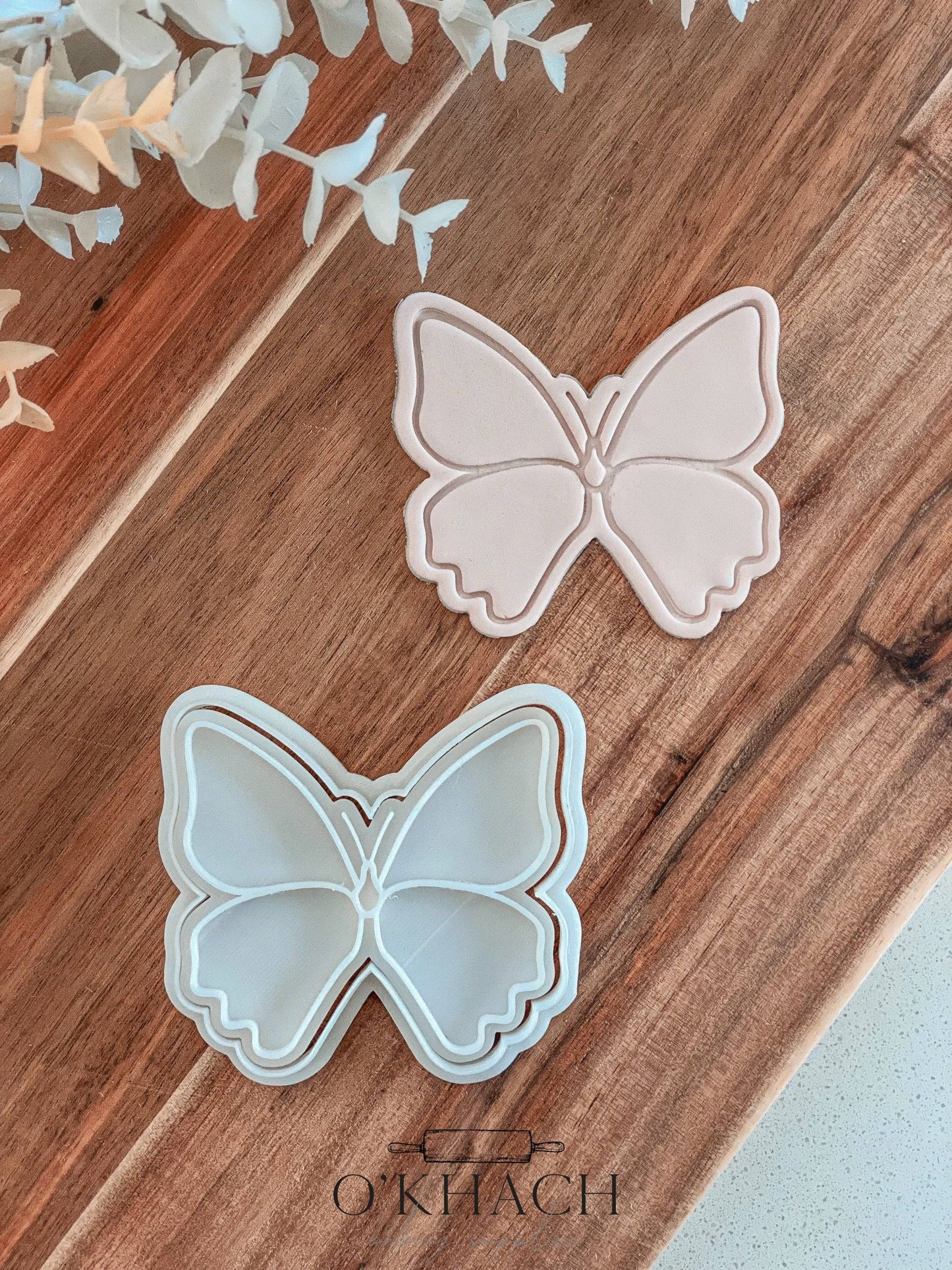Butterfly - Cookie Stamp and Cutter - Ideal for Fondant & Sugar Cookies