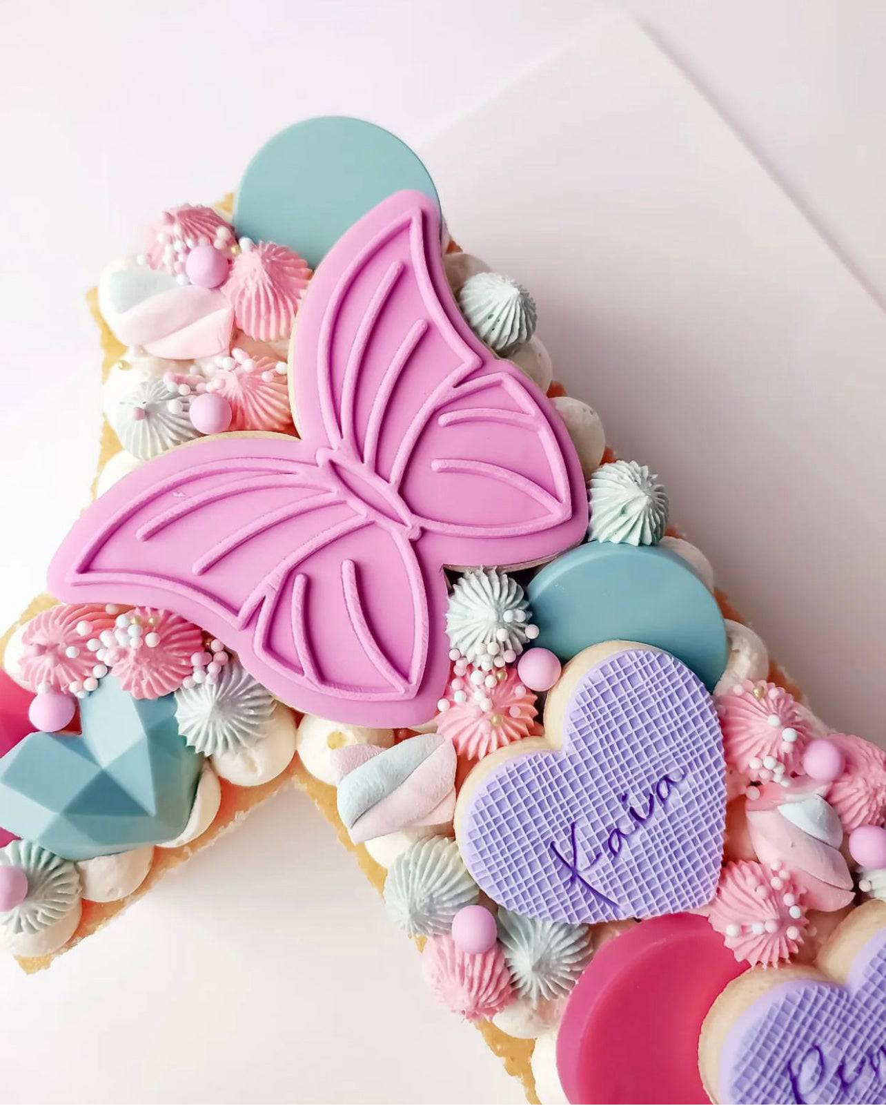 Butterfly 'UP' - Cookie Stamp and Cutter - Ideal for Fondant & Sugar Cookies