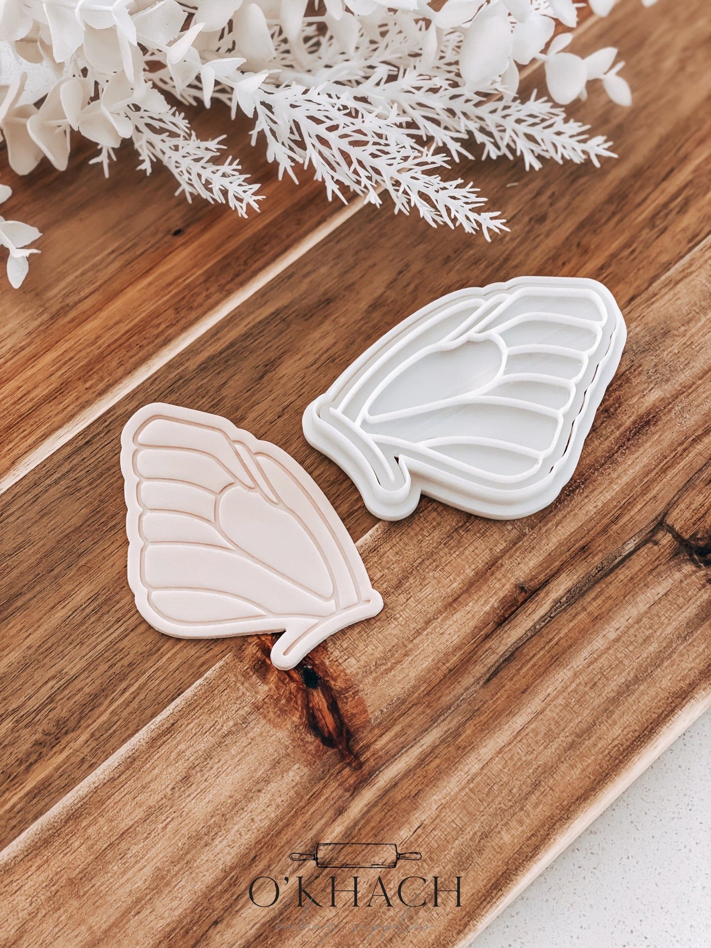 Butterfly Wing - Cookie Stamp and Cutter - Ideal for Fondant & Sugar Cookies