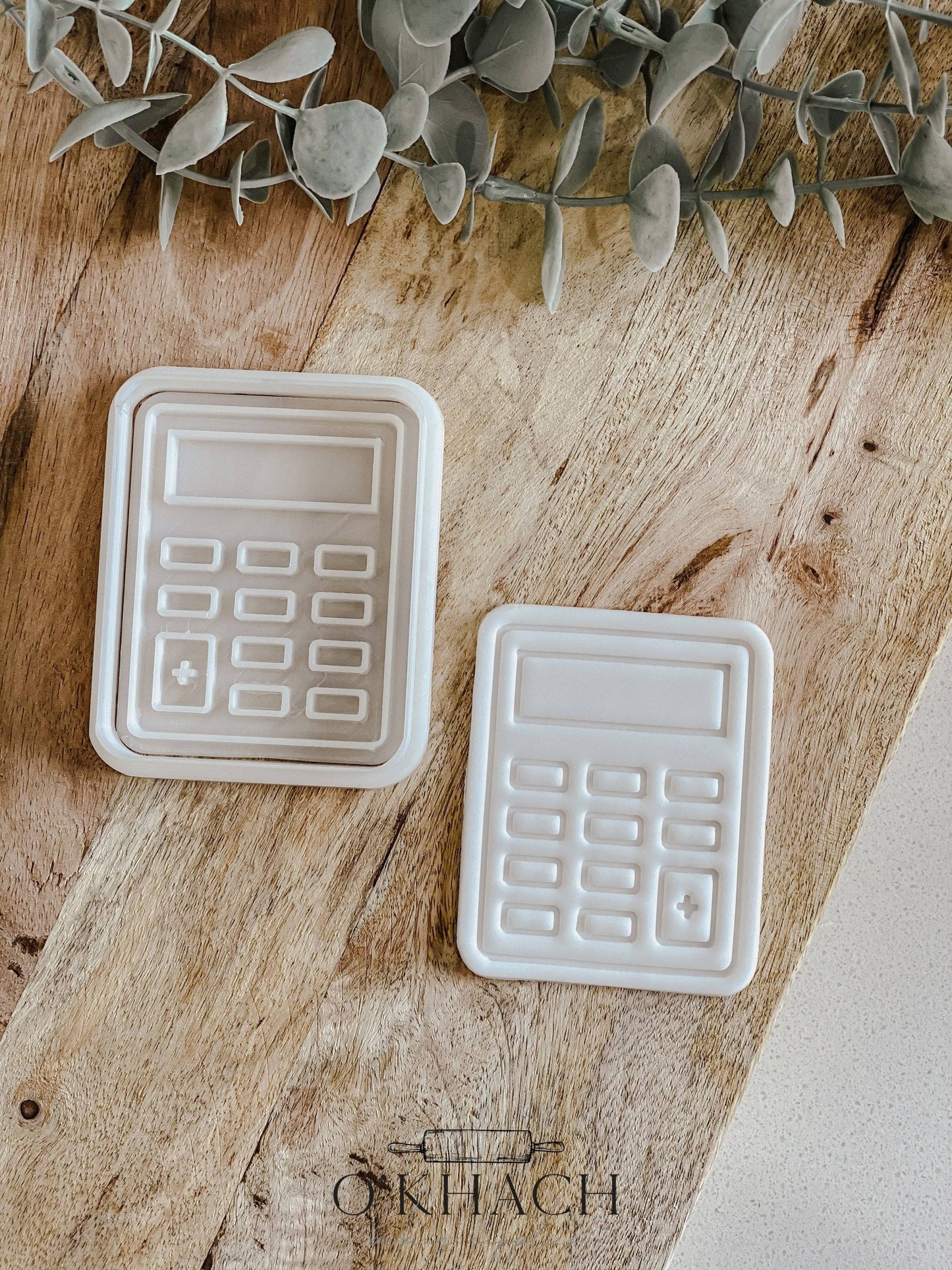 Calculator Cookie Stamp and Cutter - O'Khach Baking Supplies