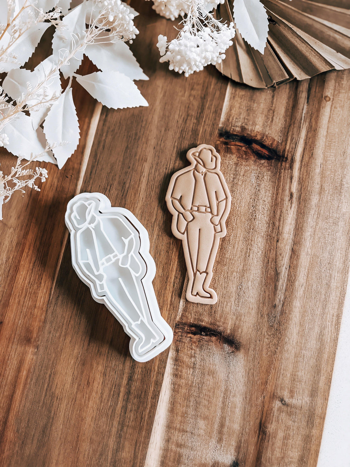 Cowboy - Cookie Stamp and Cutter - O'Khach Baking Supplies