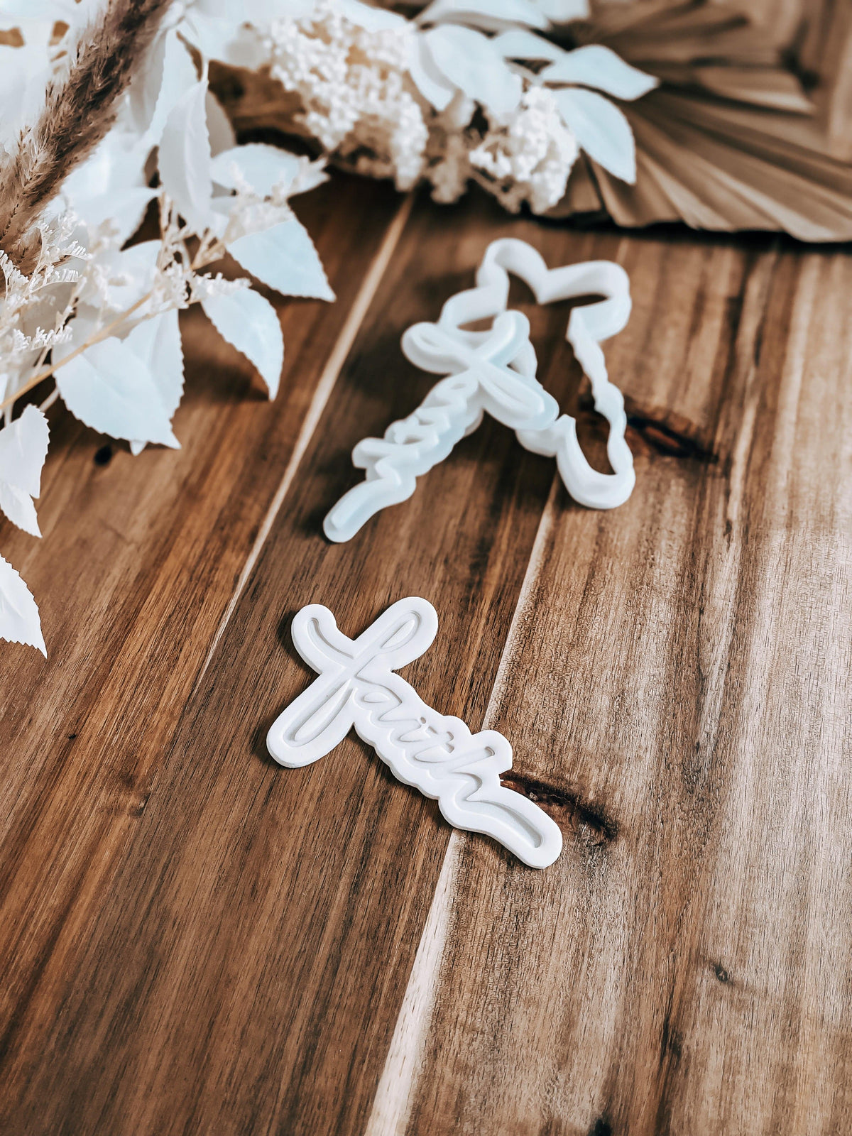 Faith Cross Stamp and Cutter – Perfect for Fondant, Sugar Cookies & Baking