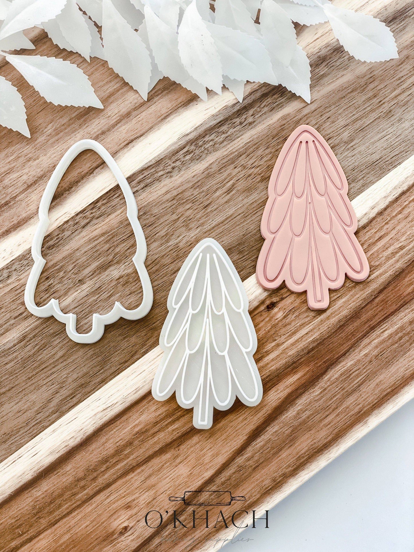 Jane Tree - Cookie Stamp and Cutter - Fondant & Sugar Cookies
