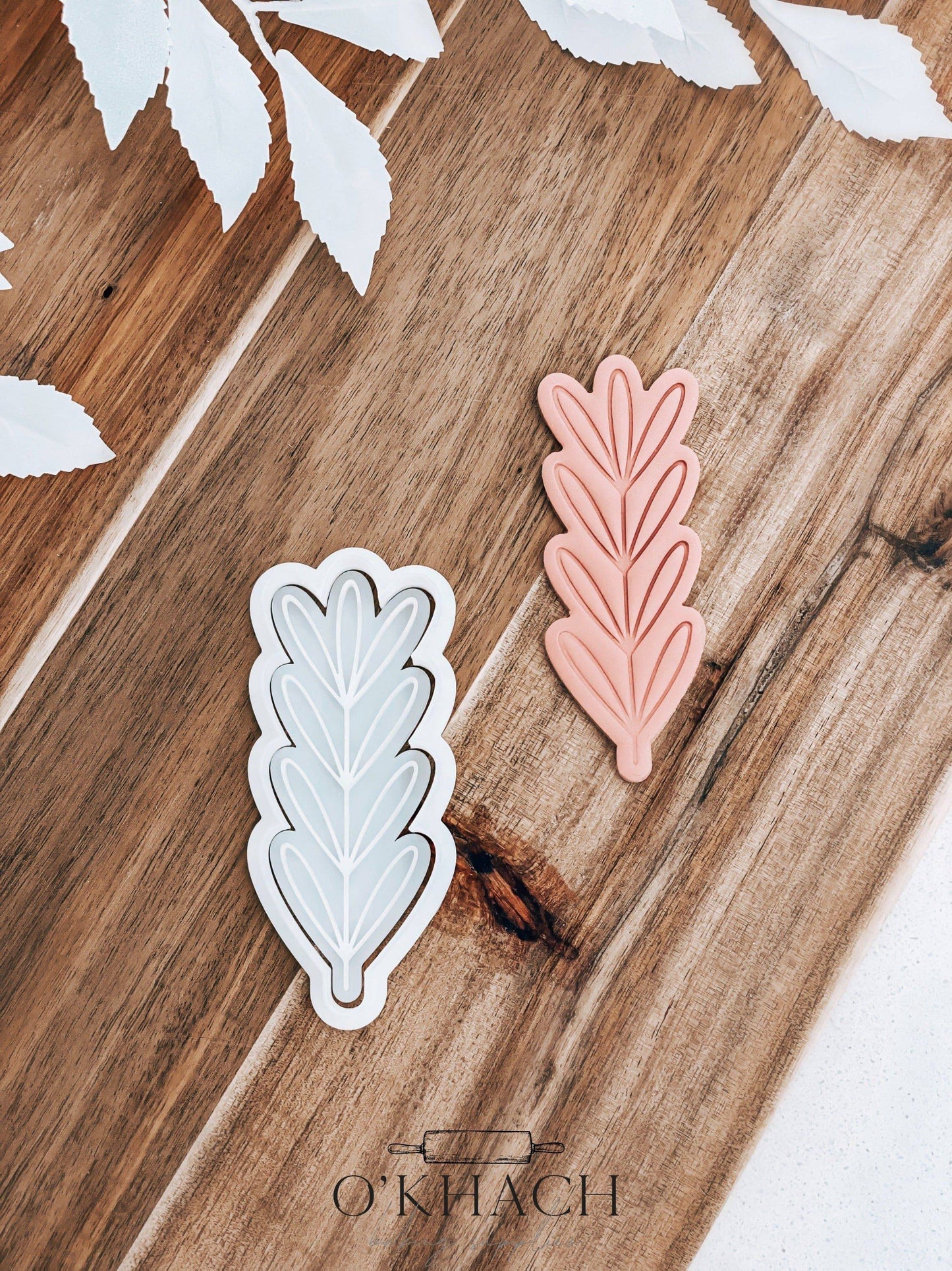 Rosemary Stamp and Cutter - O'Khach Baking Supplies