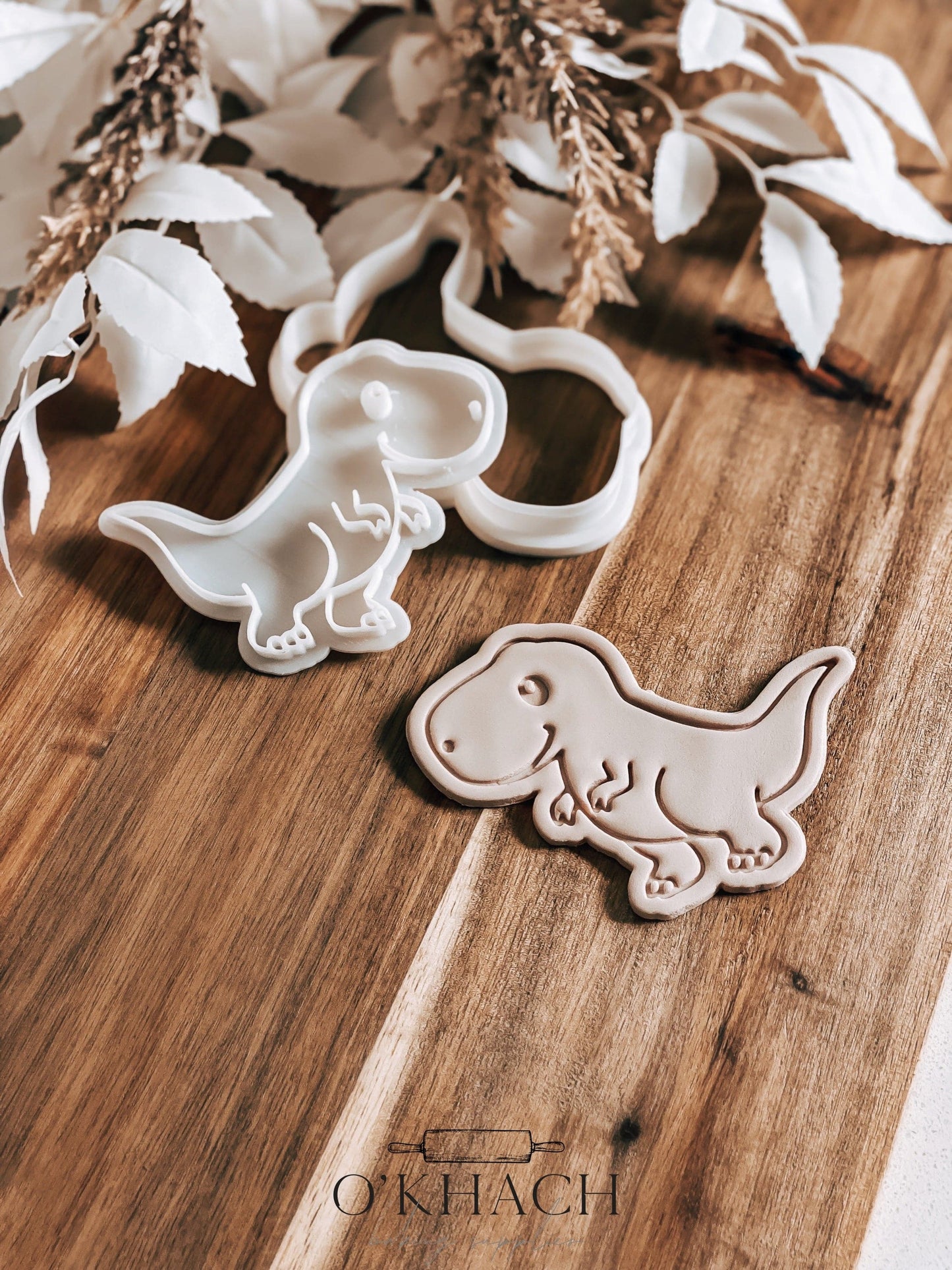 T-Rex Stamp & Cutter - Perfect for Fondant & Sugar Cookies