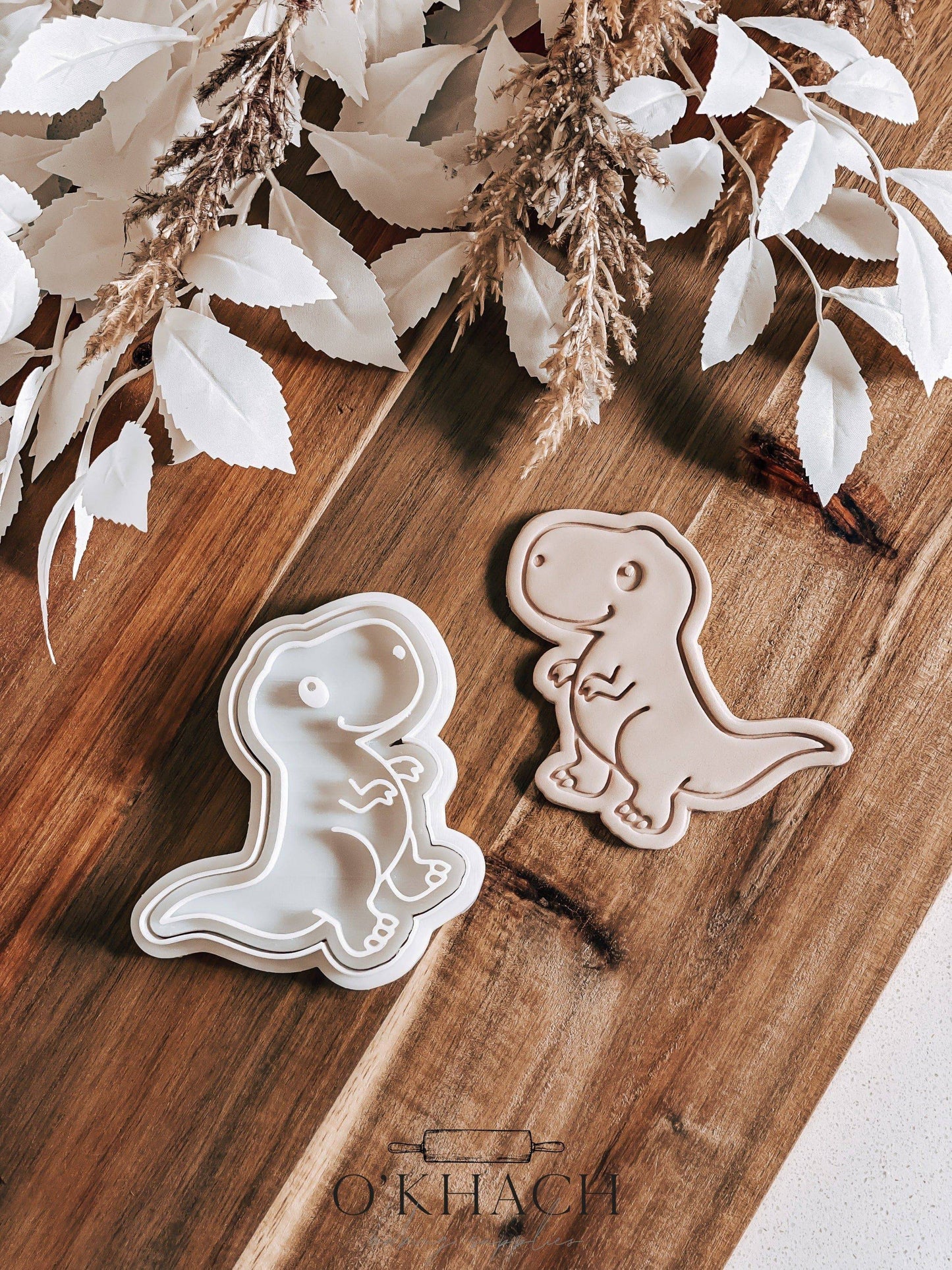 T-Rex Stamp & Cutter - Perfect for Fondant & Sugar Cookies