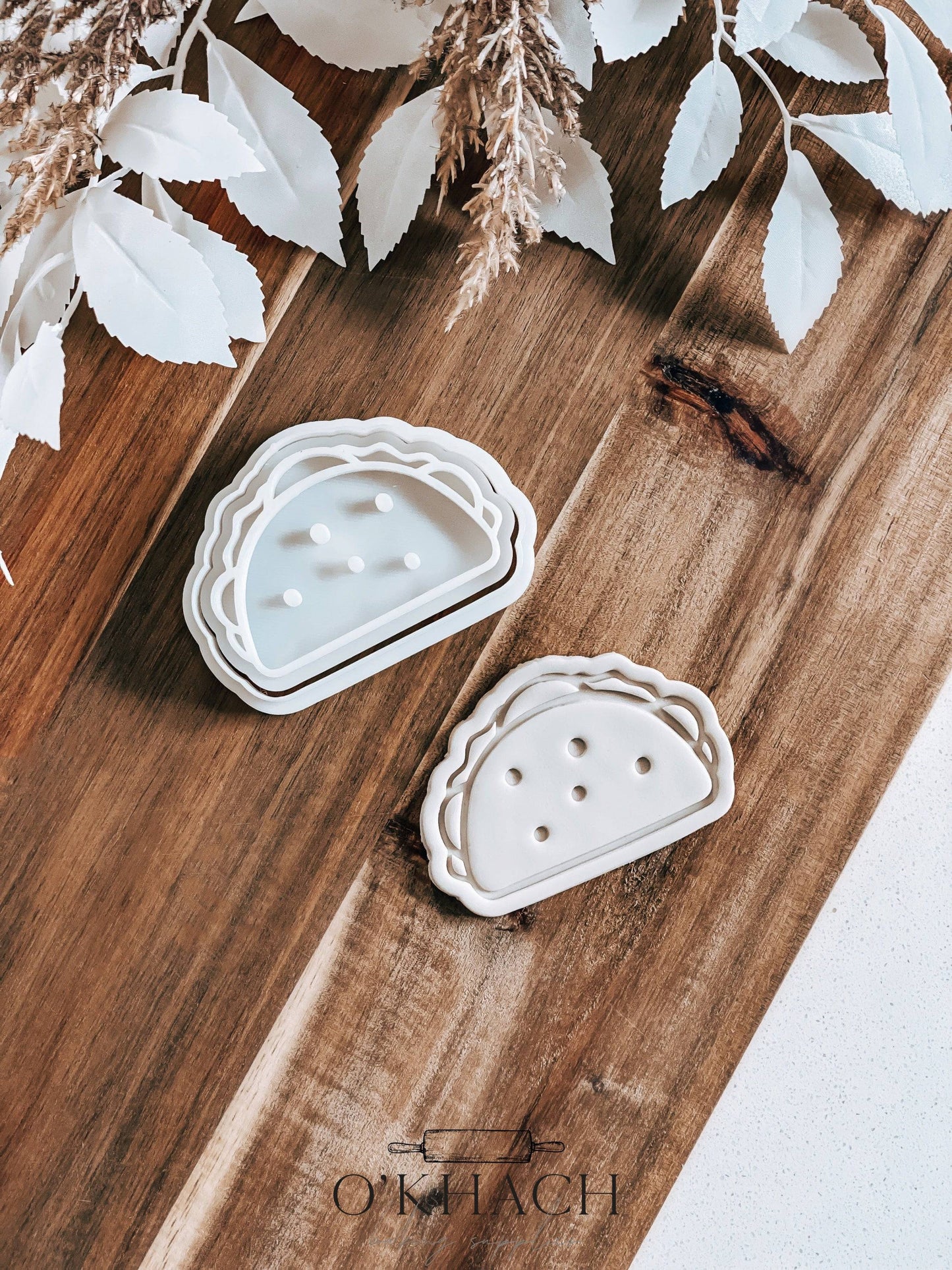Taco Stamp & Cutter - Perfect for Fondant & Sugar Cookies