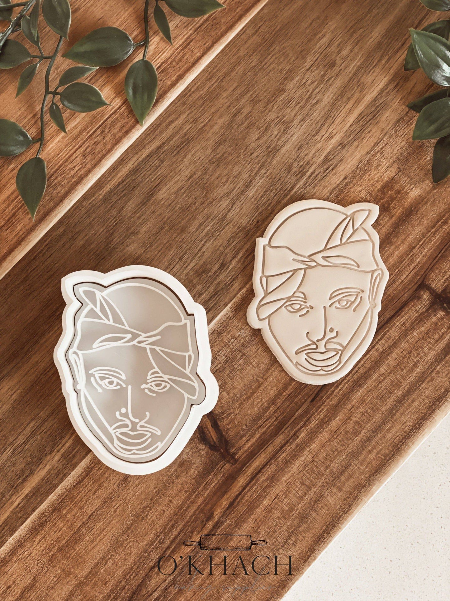 Tupac Stamp and Cutter - O'Khach Baking Supplies