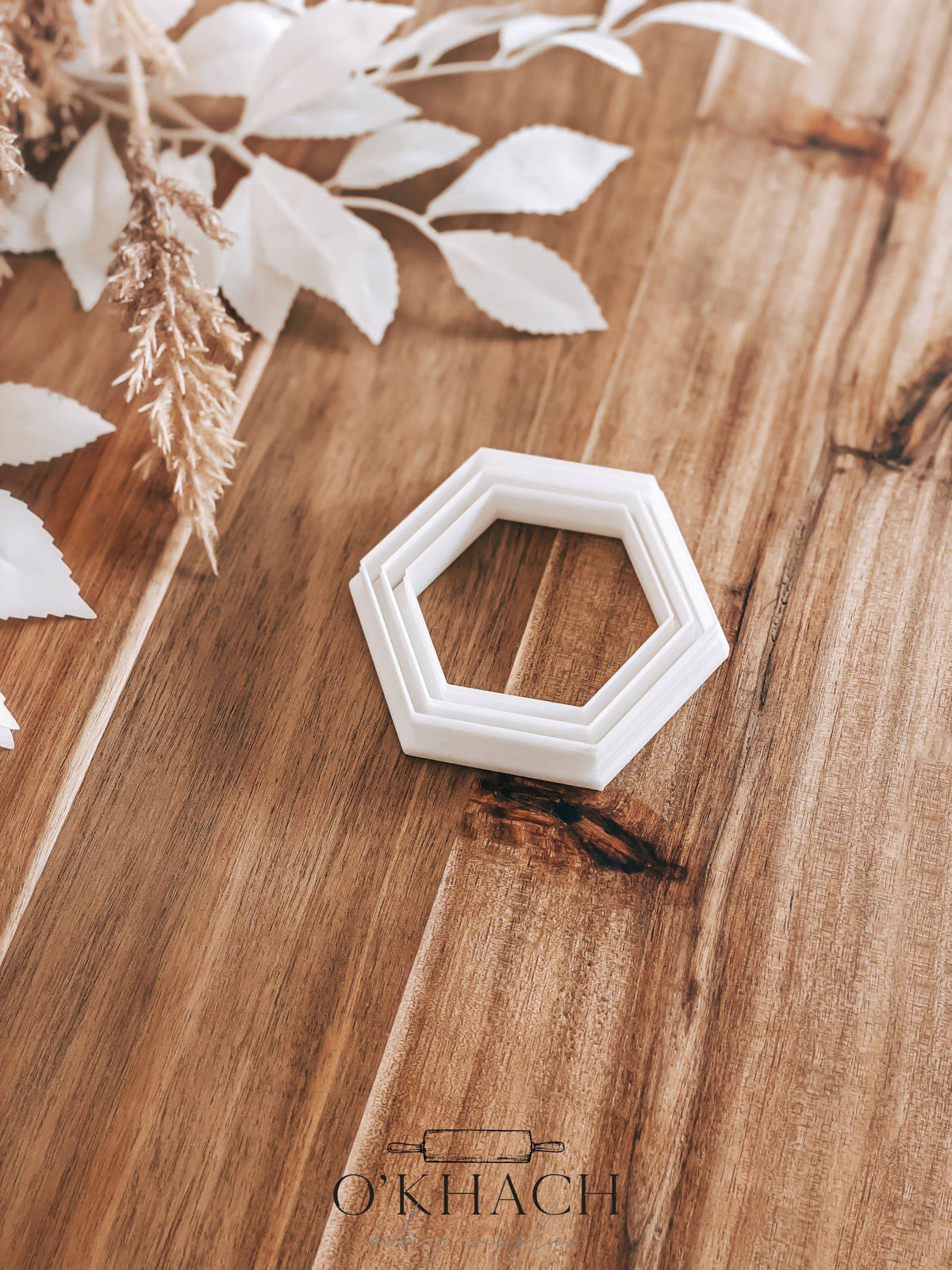 Hexagon Nesting Set – Perfect for Fondant, Sugar Cookies & Baking