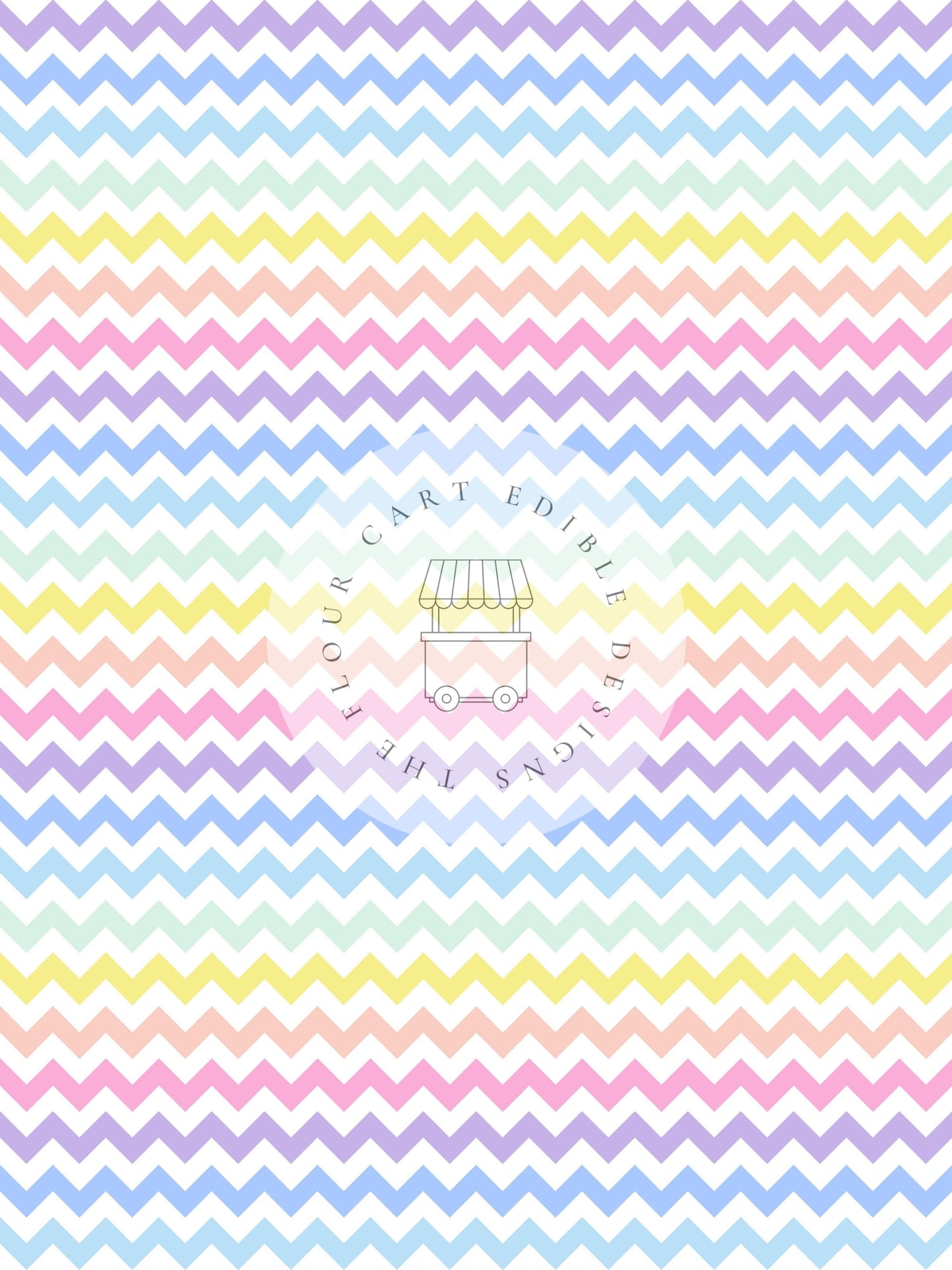 Chevron - Edible Image - O'Khach Baking Supplies