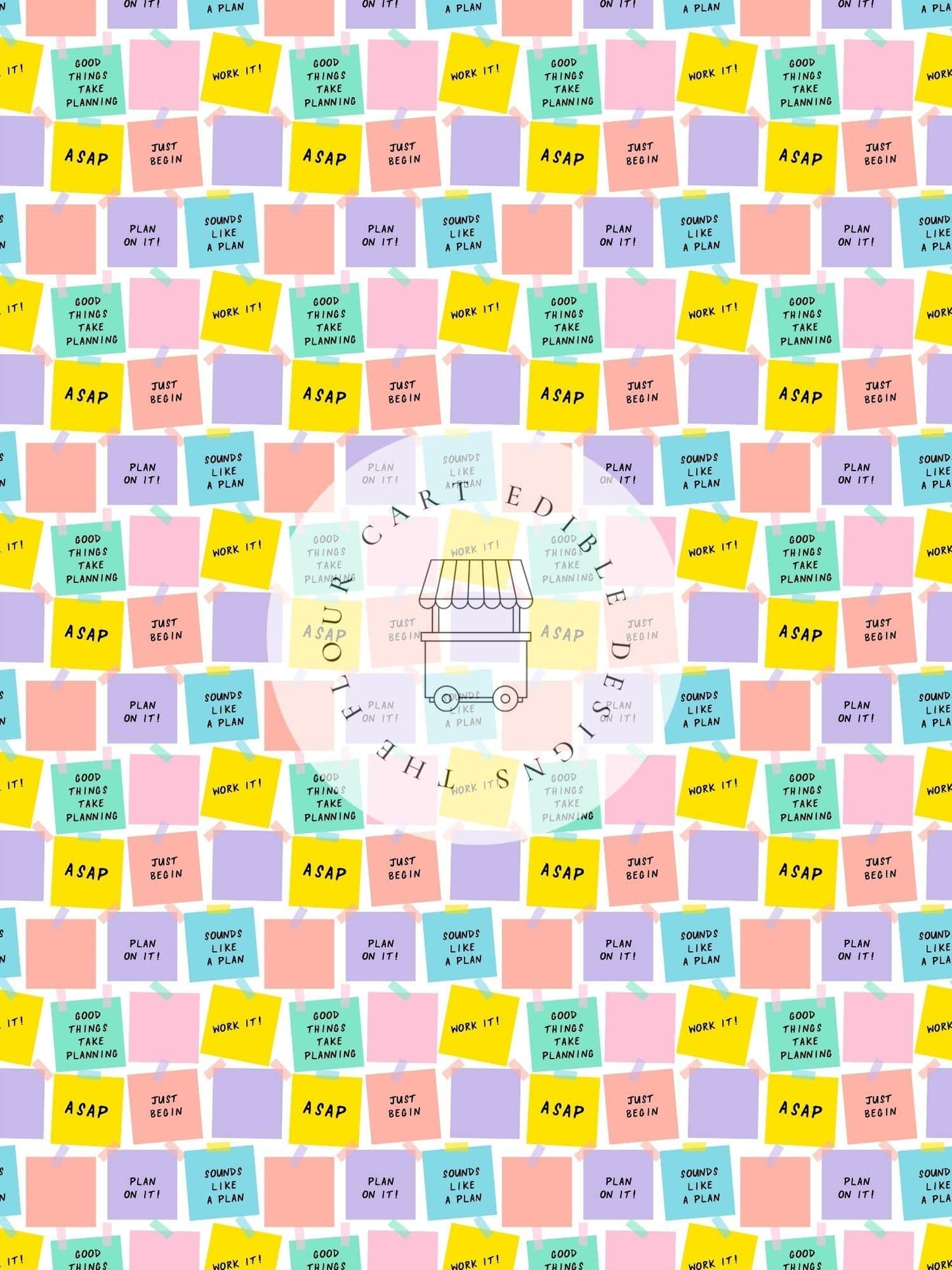 Stationery 4 - Edible Image - O'Khach Baking Supplies