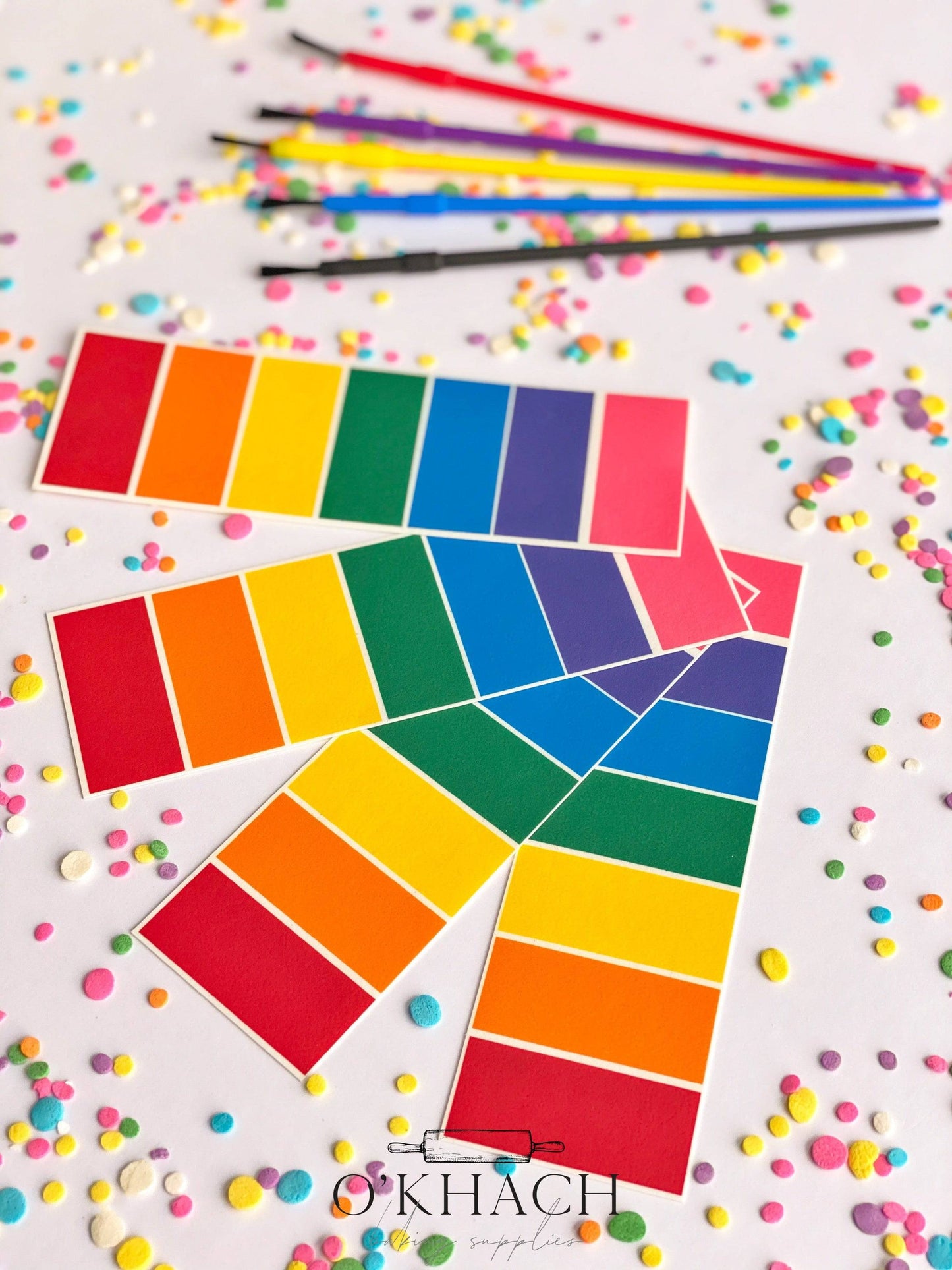 RAINBOW Edible Paint Palettes – PYO Cookie Decorating Kits
