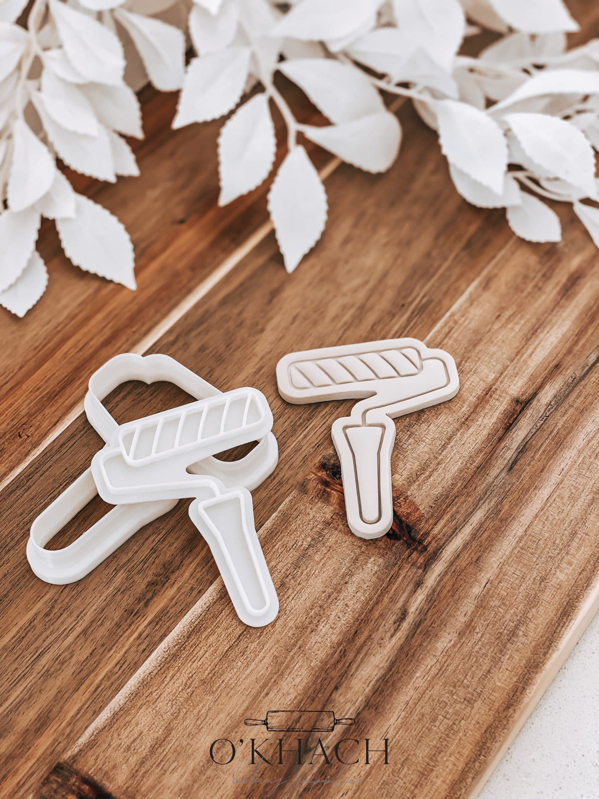 Paint Roller Stamp & Cutter - Perfect for Fondant & Sugar Cookies