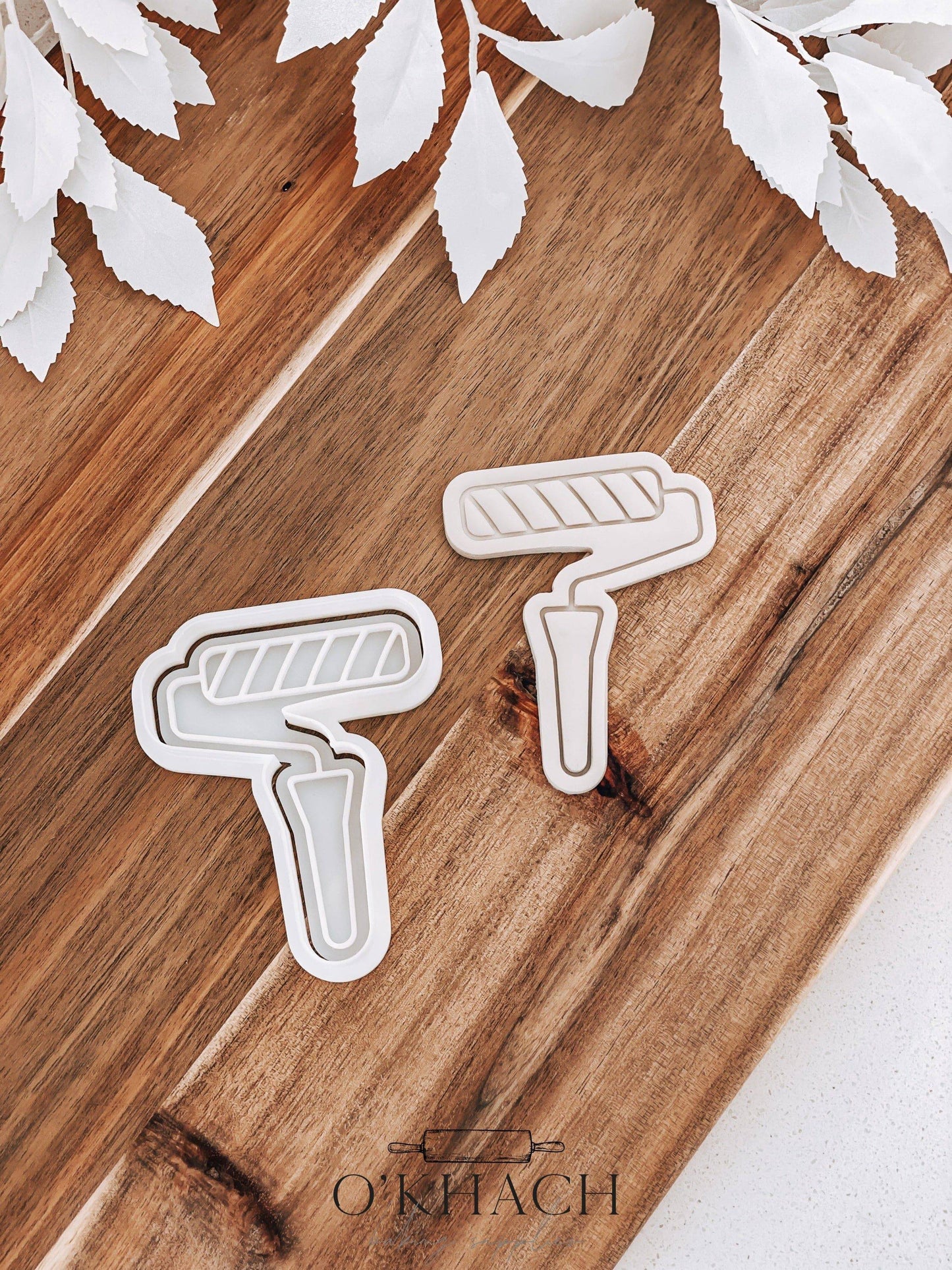 Paint Roller Stamp & Cutter - Perfect for Fondant & Sugar Cookies