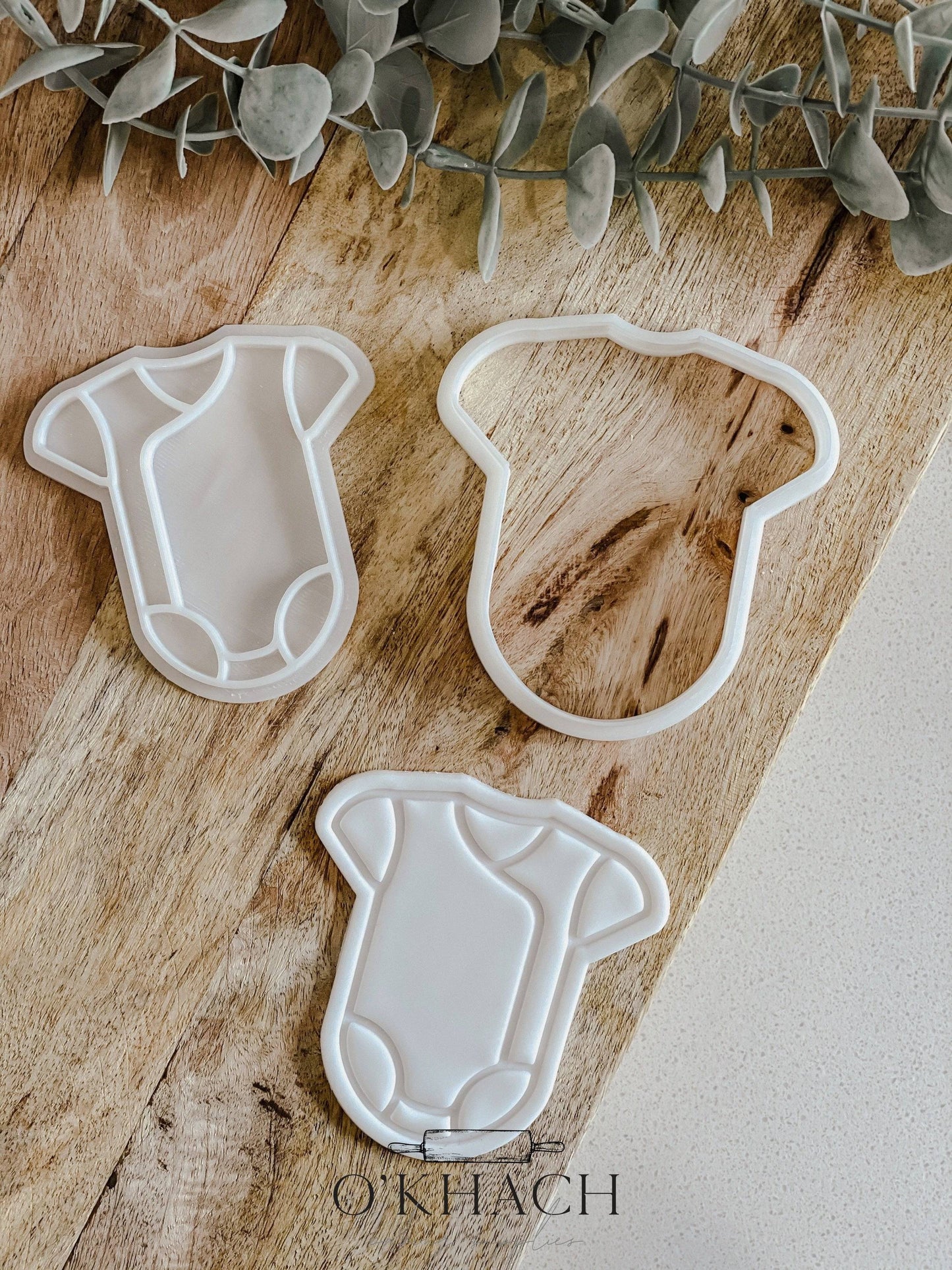 Romper Cookie Stamp and Cutter - Perfect for Fondant & Sugar Cookies