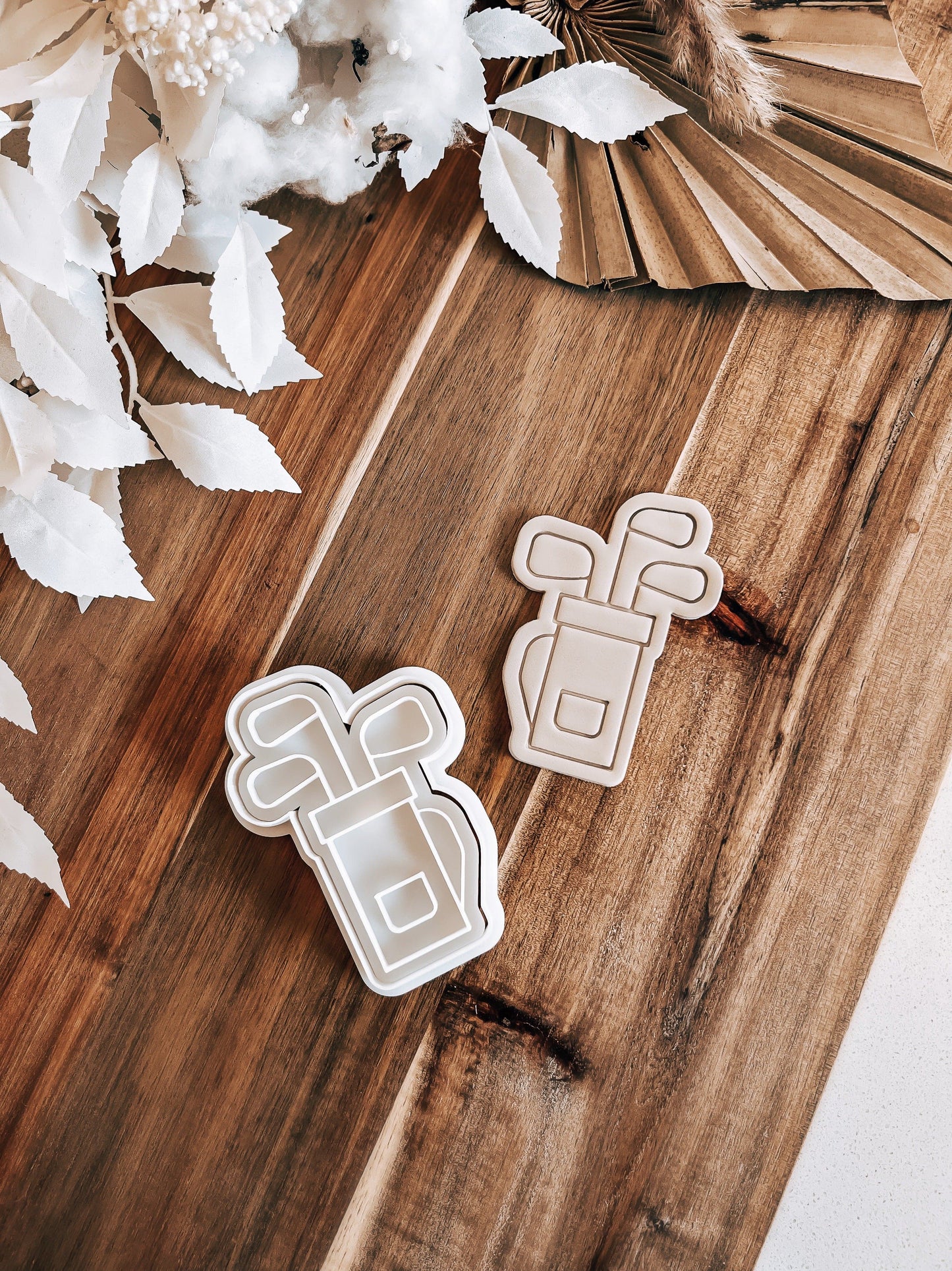Golf Bag Stamp & Cutter - Perfect for Fondant & Sugar Cookies