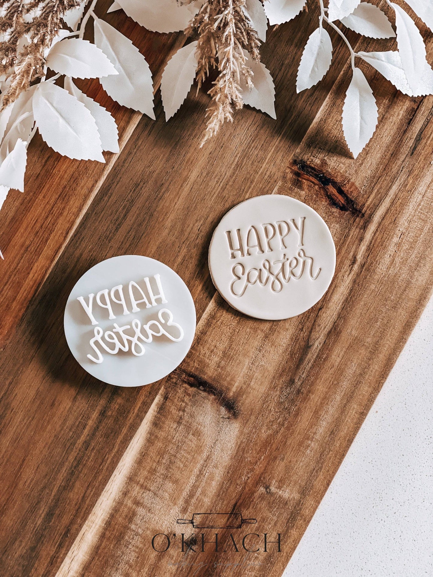 Happy Easter - Cookie Stamp - Ideal for Fondant & Sugar Cookies