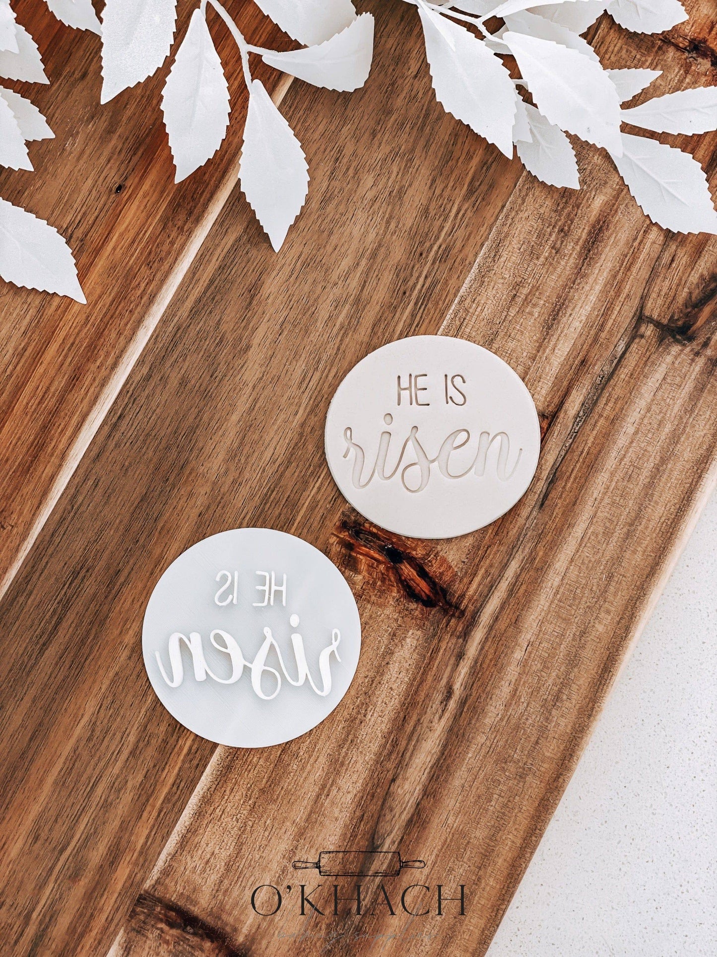 He is Risen Stamp – Perfect for Fondant, Sugar Cookies & Baking