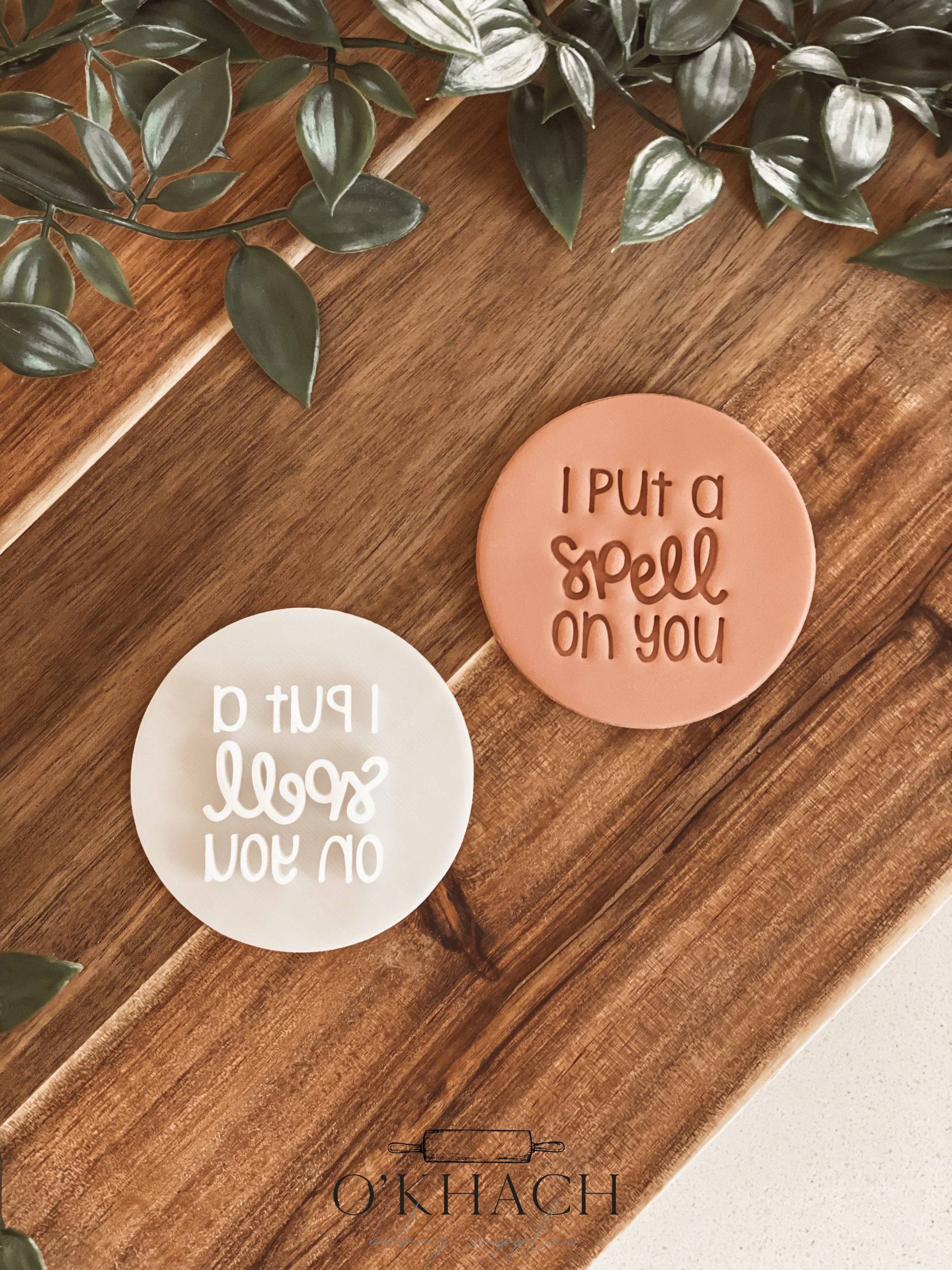 I put a spell on you - Cookie Stamp - Fondant & Sugar Cookies