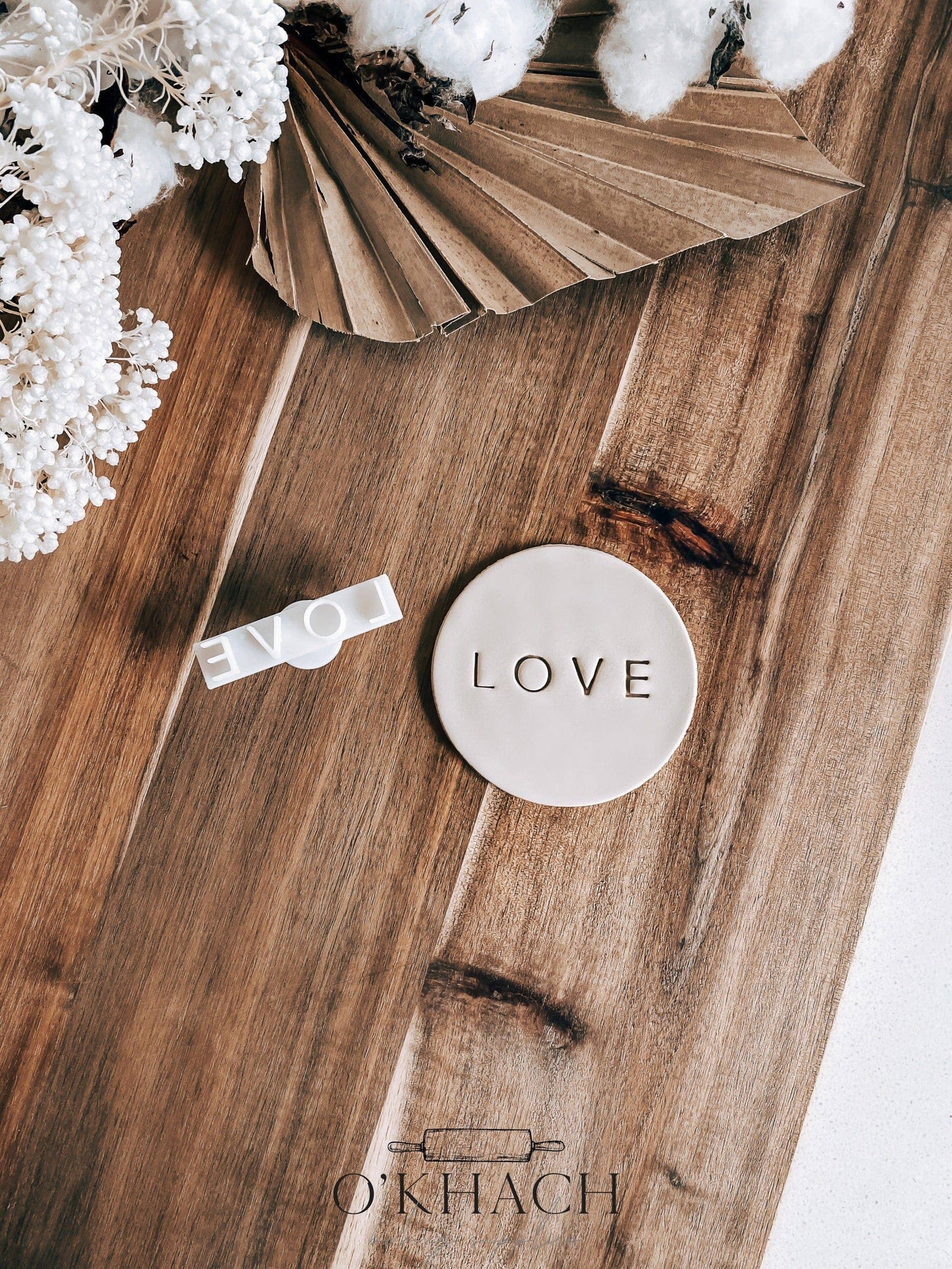 Love - Cookie Stamp - Ideal for Fondant & Sugar Cookies