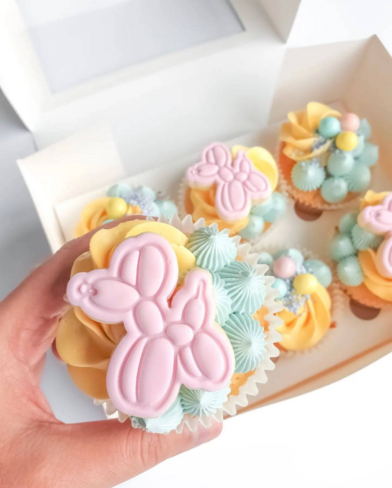 Mini Balloons (Set Of 2) Stamp & Cutter - Fondant & Sugar Cookies