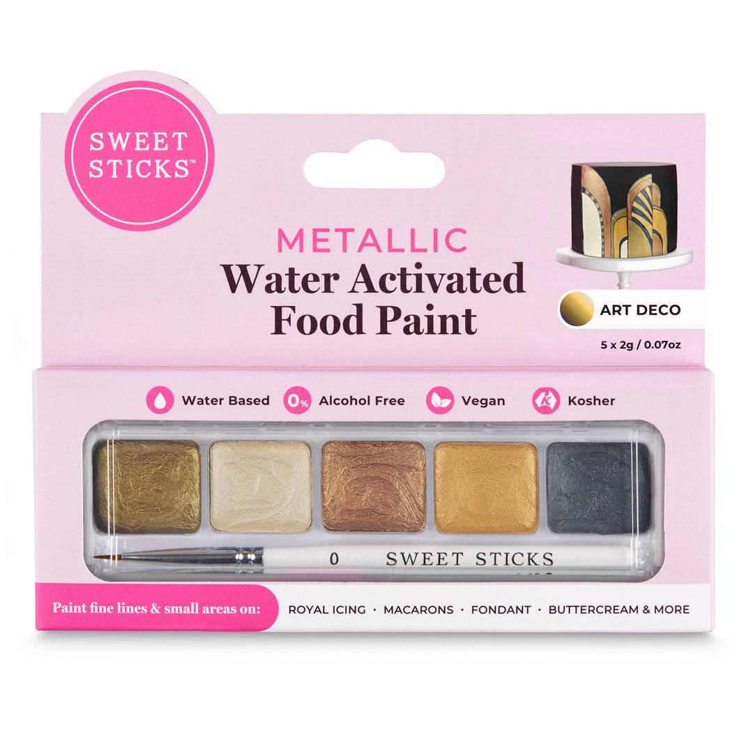 Art Deco - Sweet Sticks Mini Edible Paint Palette