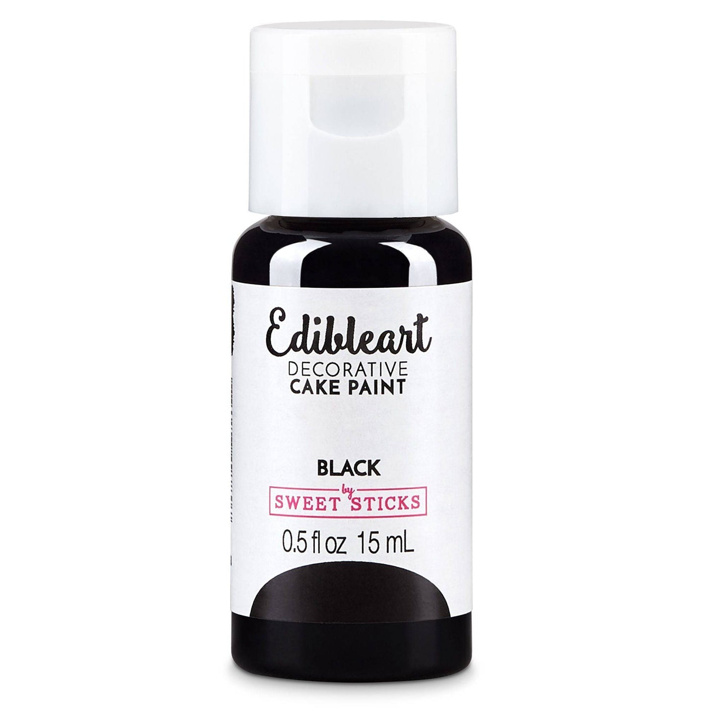 Black Edible Paint – Sweet Sticks 15ml | Food-Safe Cake Paint