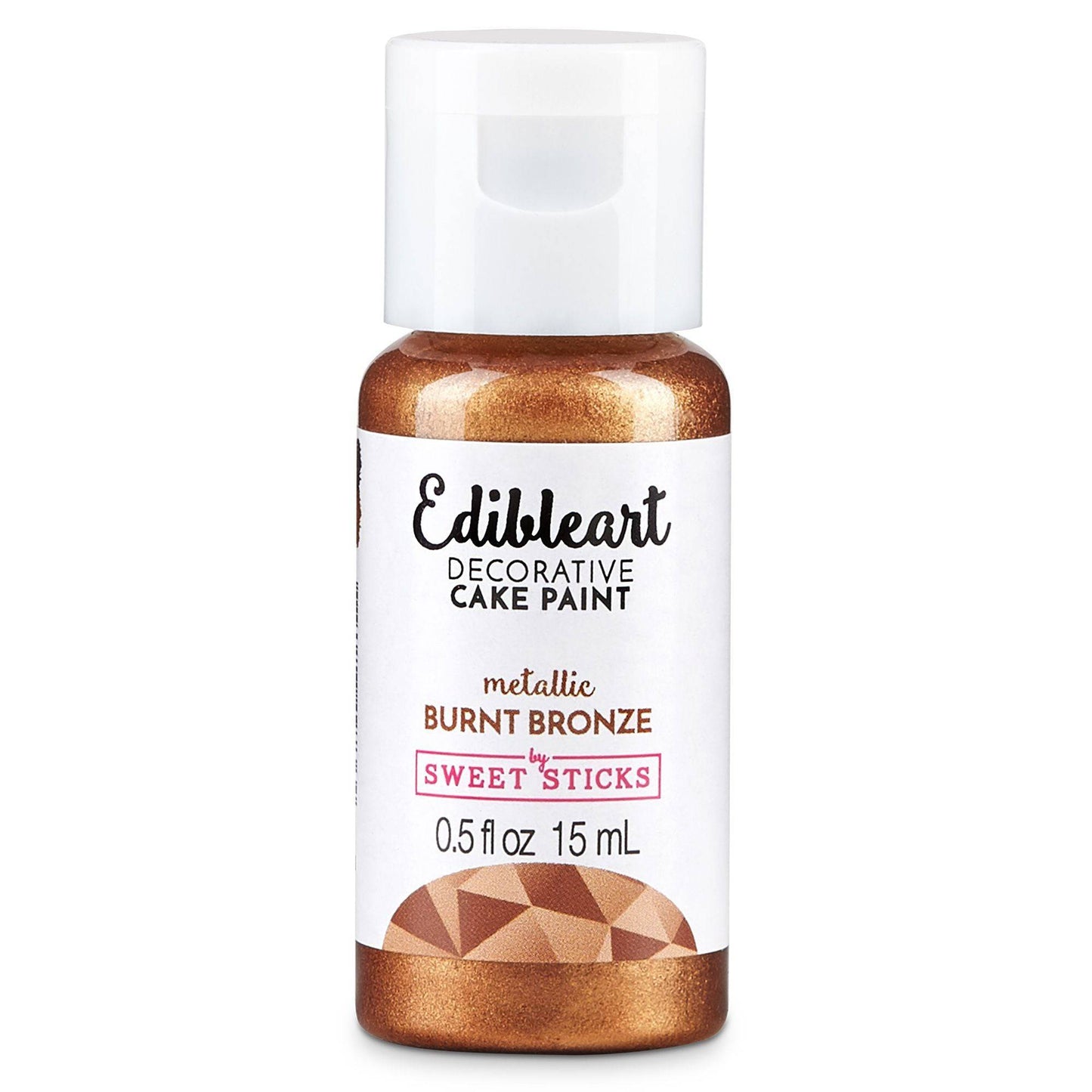 Burnt Bronze Metallic Edible Paint – Sweet Sticks 15ml | Food-Safe Cake Paint