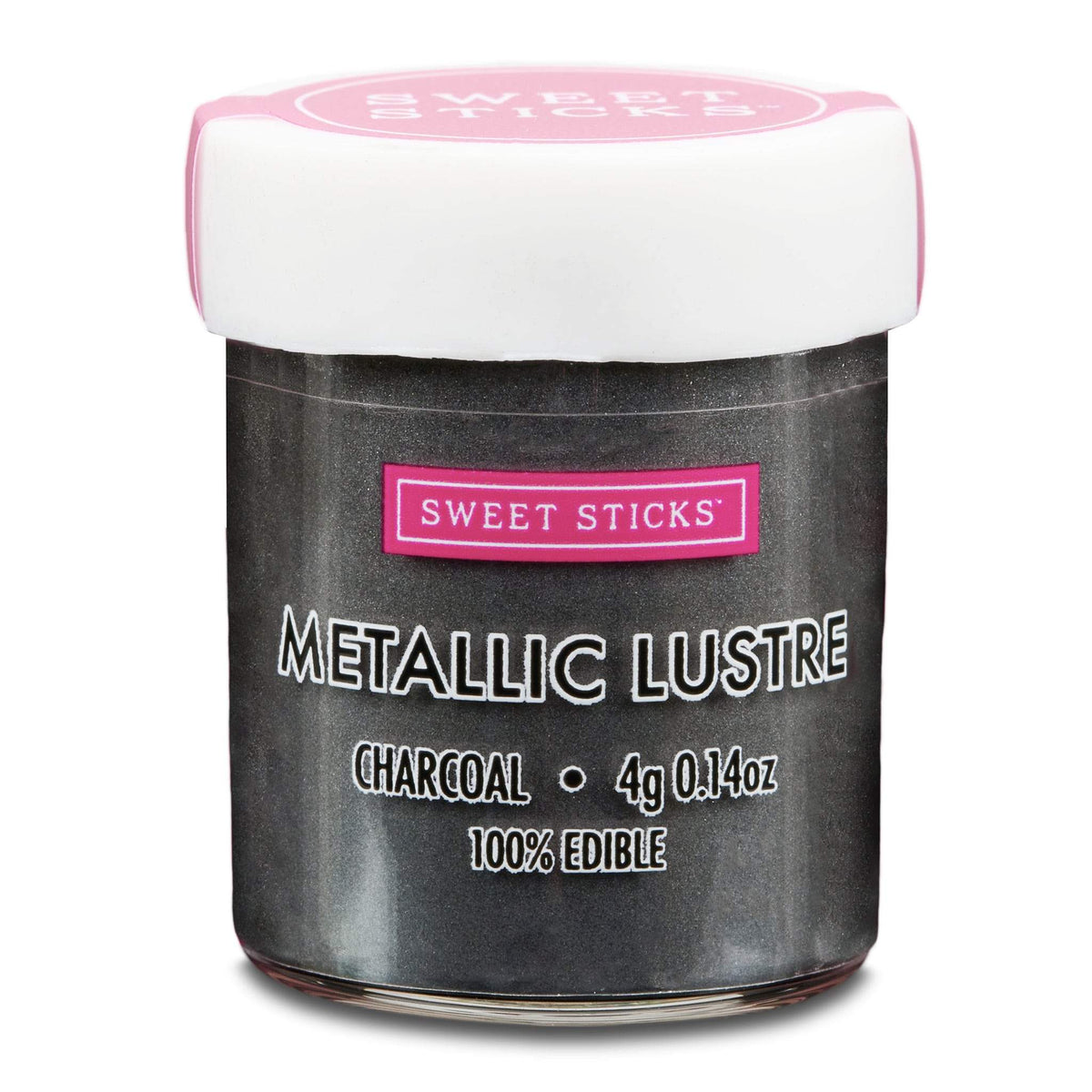 Charcoal Lustre – Sweet Sticks Edible Art | Food-Safe Shimmer