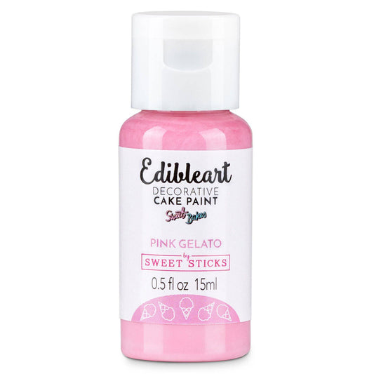 Pink Gelato Edible Paint – Sweet Sticks 15ml | Food-Safe Cake Paint