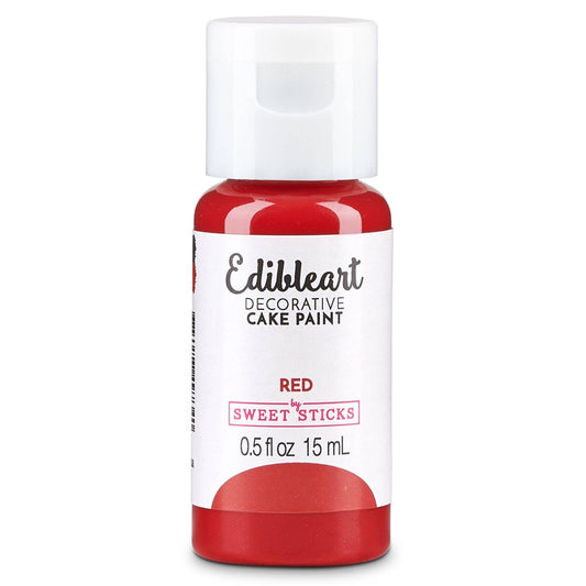 Red Edible Paint – Sweet Sticks 15ml | Food-Safe Cake Paint