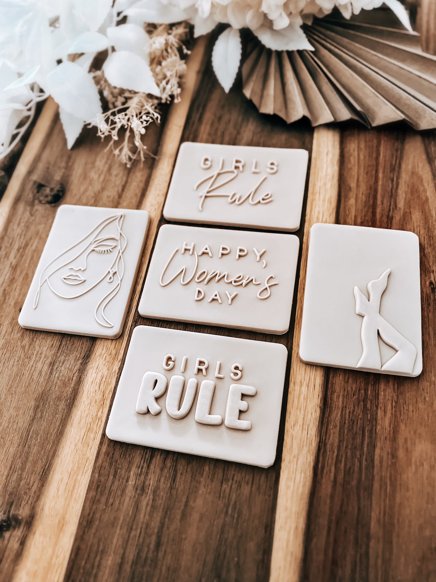 Girls Rule (Cursive) 'UP' Cookie Stamp - Premium from O'Khach Baking Supplies - Just $21.00! Shop now at O'Khach Baking Supplies