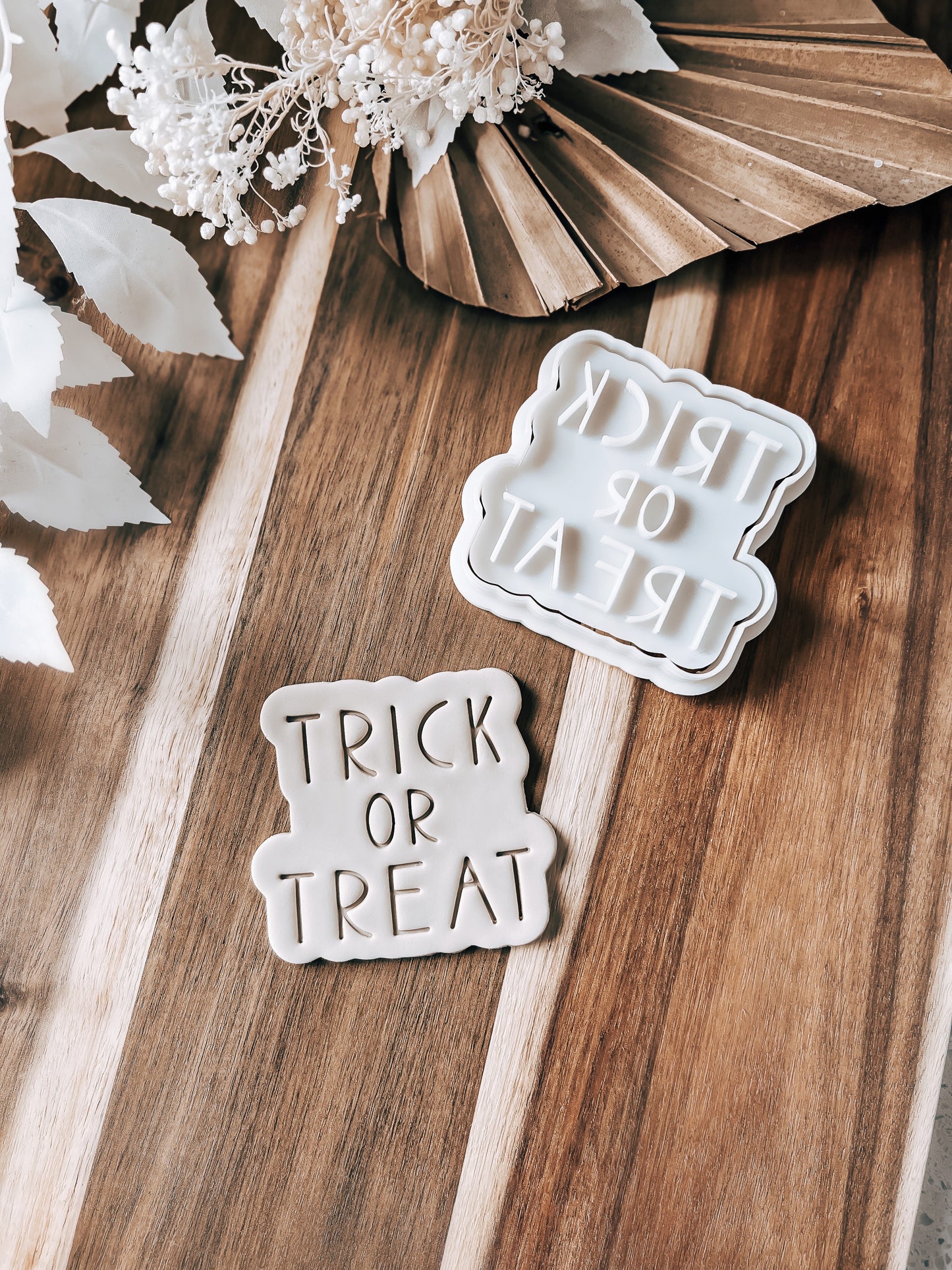 Trick or Treat - Cookie Stamp & Cutter - Fondant & Sugar Cookies