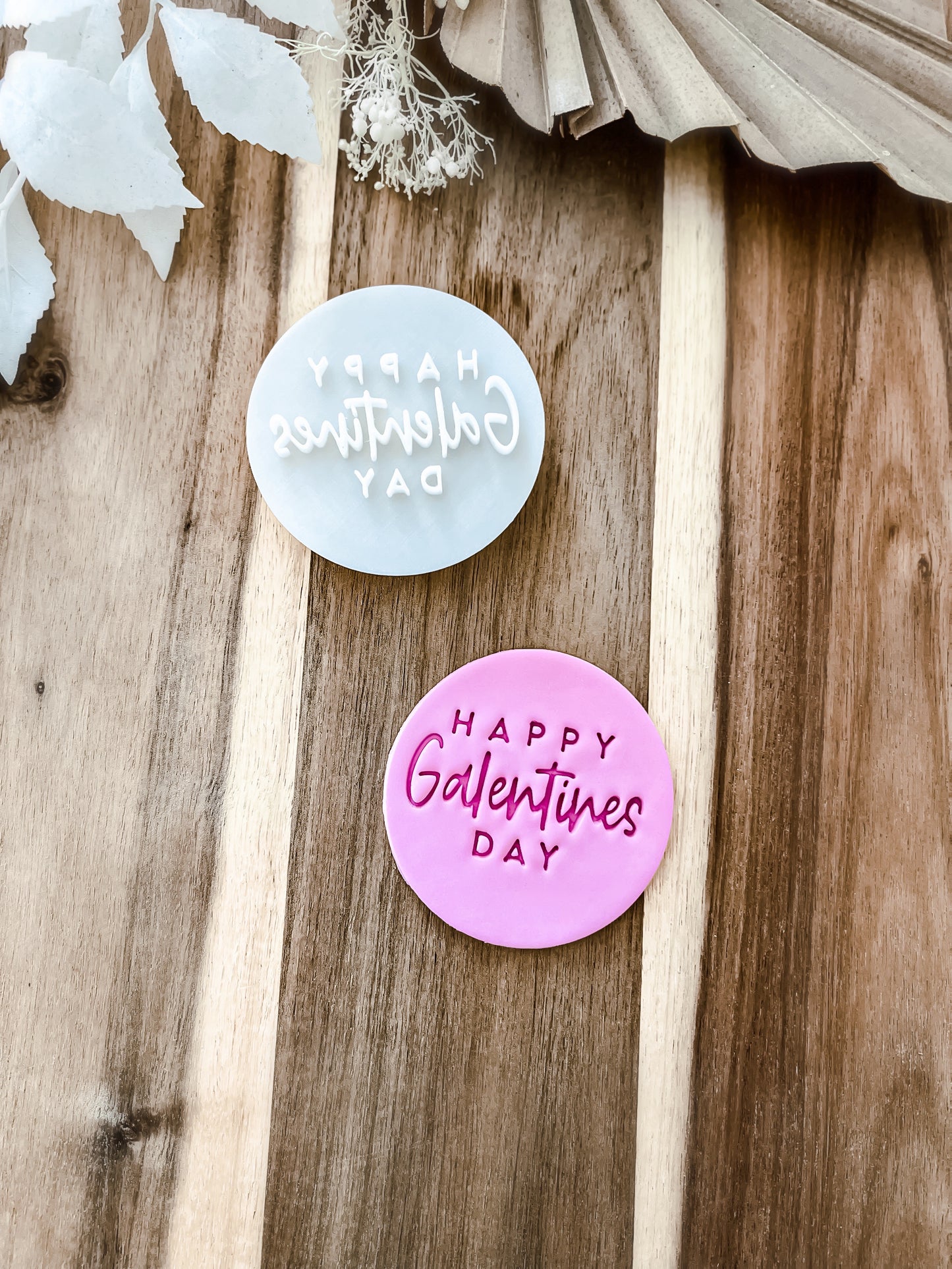 Happy Galentines Day - Cookie Stamp - Ideal for Fondant & Sugar Cookies