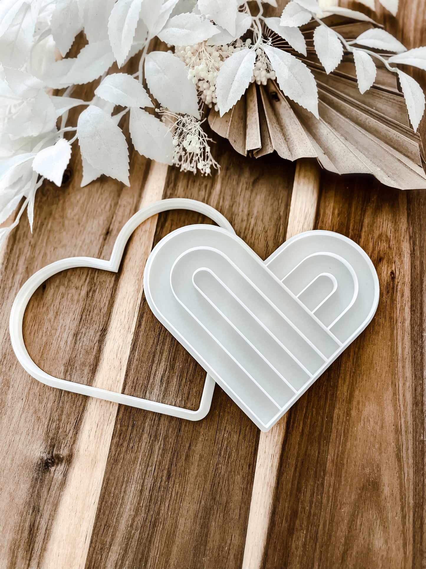 Giant Heart - Cookie Stamp & Cutter - Ideal for Fondant & Sugar Cookies
