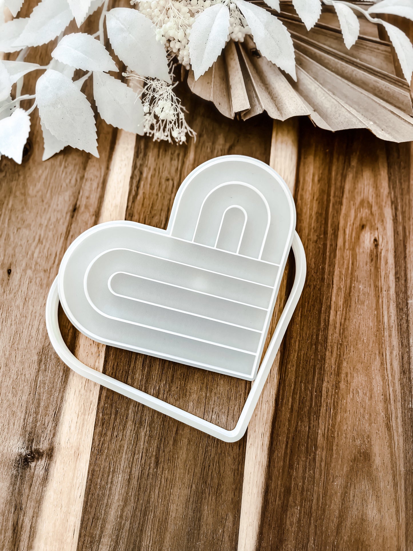 Giant Heart - Cookie Stamp & Cutter - Ideal for Fondant & Sugar Cookies