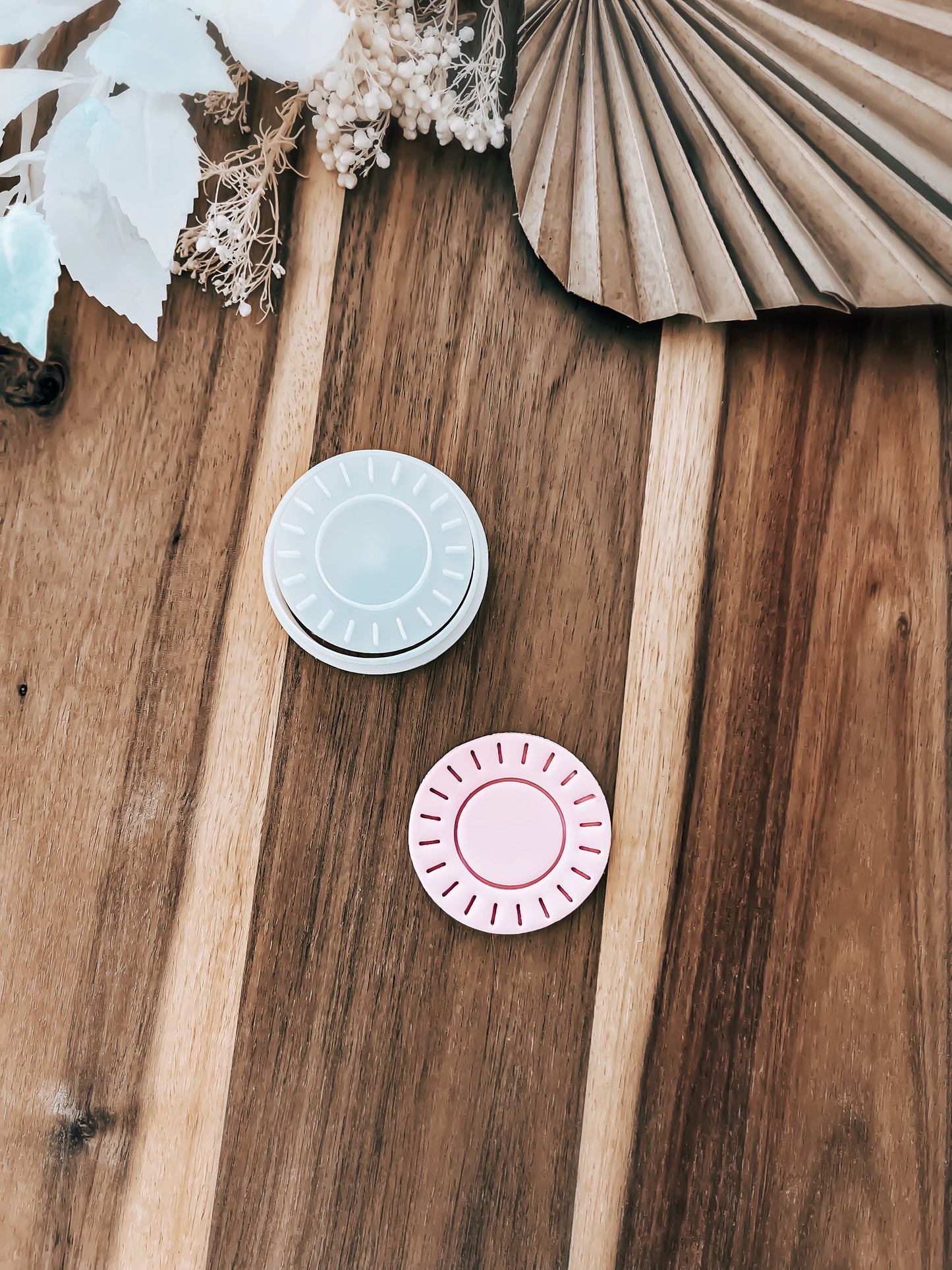 Mini Sun Cookie Stamp & Cutter - Perfect for Fondant & Sugar Cookies